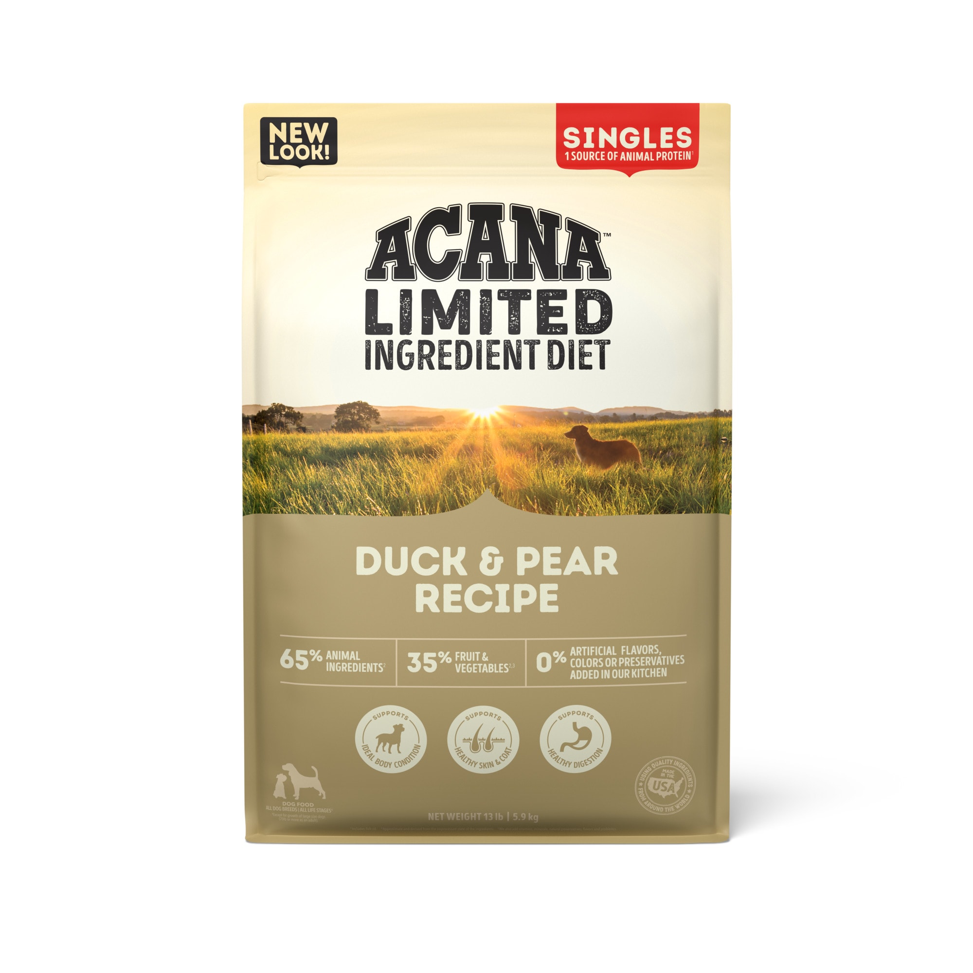 UPC 064992713966 product image for ACANA Grain Free, Singles Limited Ingredient, High Protein, Duck & Pear Dry Dog  | upcitemdb.com