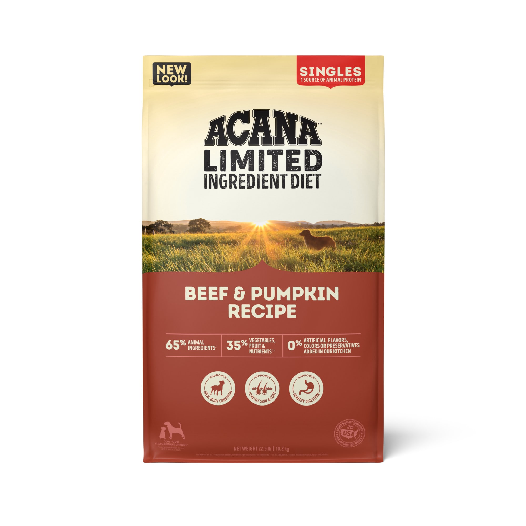 UPC 064992714055 product image for ACANA Grain Free, Singles Limited Ingredient, High Protein, Beef & Pumpkin Dry D | upcitemdb.com