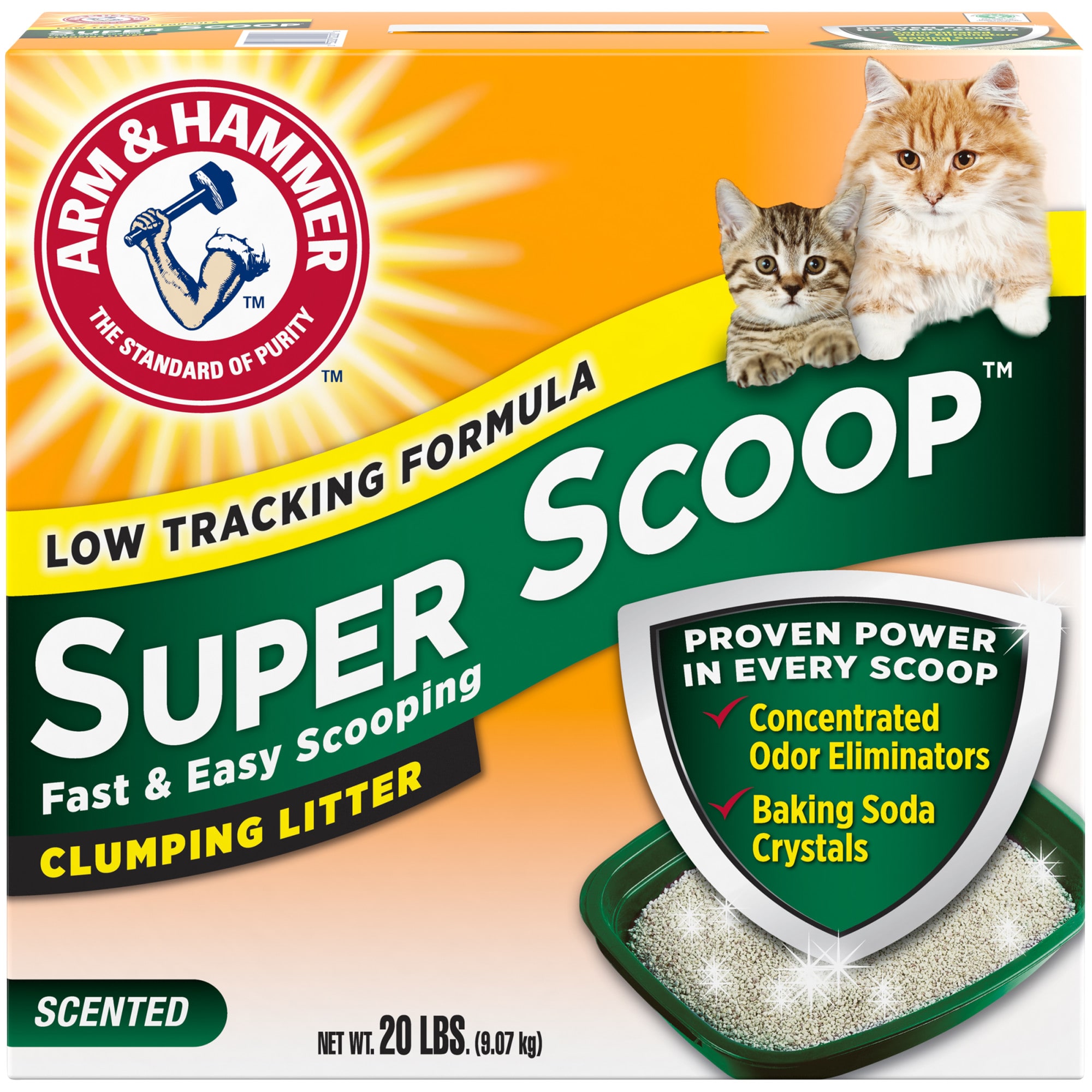 UPC 033200022008 product image for Arm & Hammer Super Scoop Clumping Litter for Cats, 20 lbs. | upcitemdb.com
