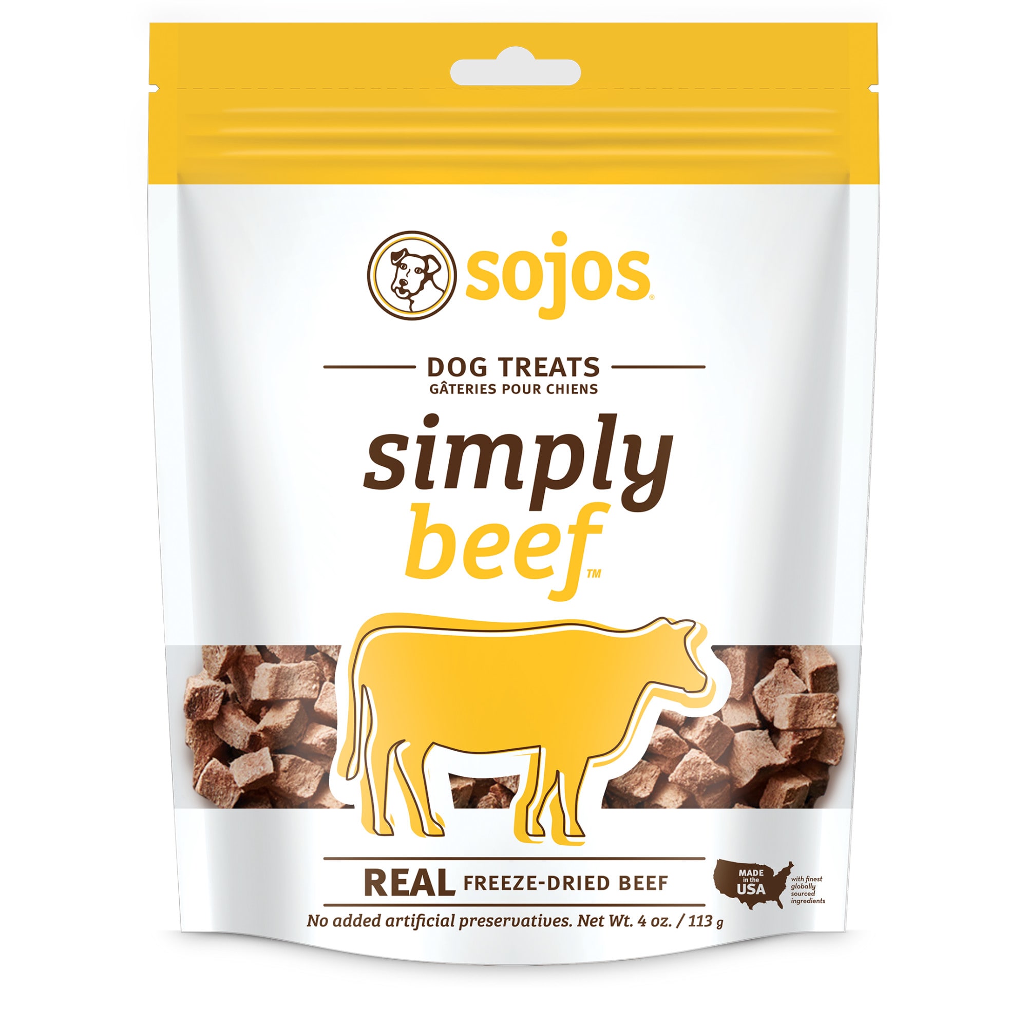 Photos - Dog Food SOJOS Simply Raw Beef Freeze-Dried Dog Treats, 4 oz. 720048 