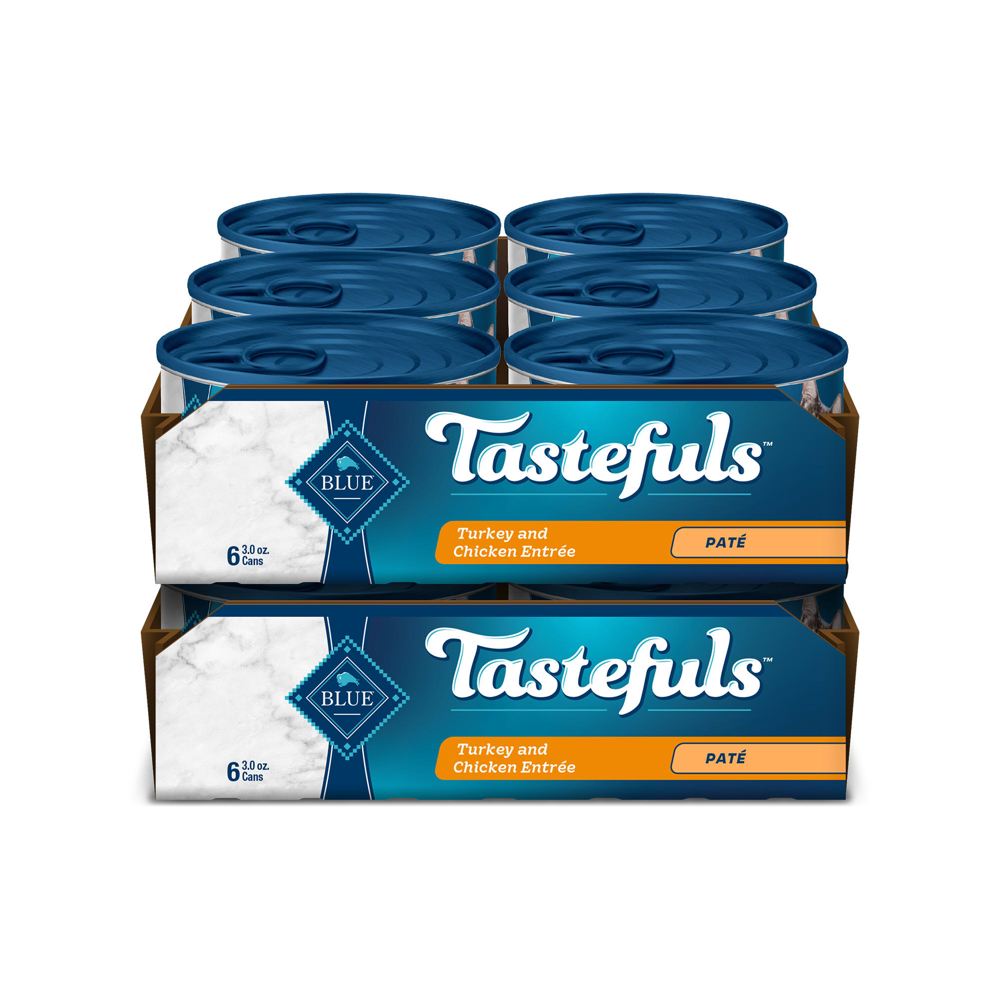 Photos - Cat Food Blue Buffalo Blue Tastefuls Turkey and Chicken Entree Pate We 