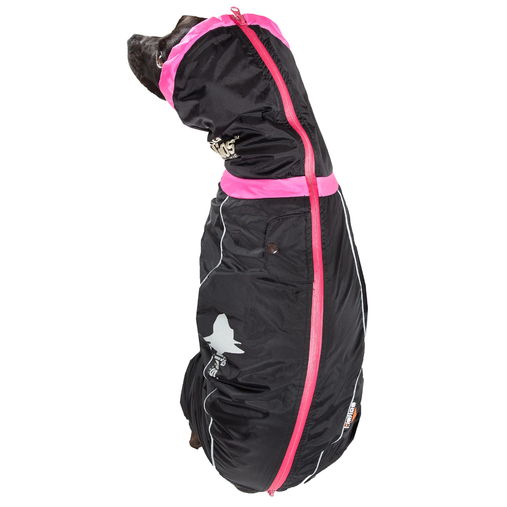 Photos - Dog Clothing Dog Helios Black Weather-King Ultimate Windproof Full Bodied Pe 