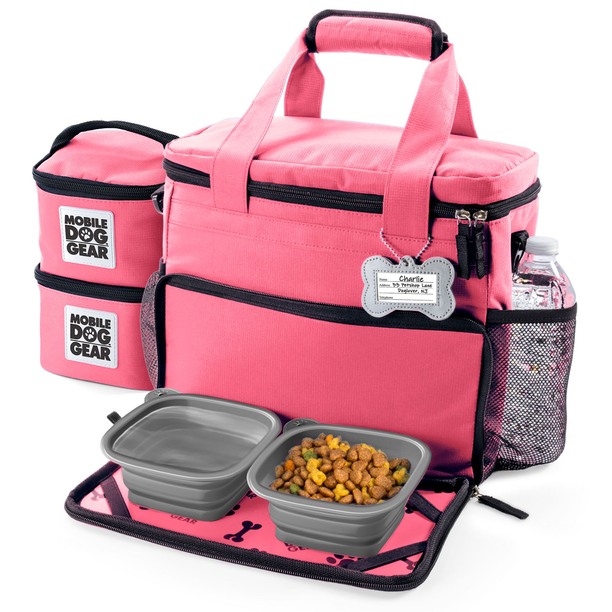 Photos - Backpack Mobile Dog Gear Mobile Dog Gear Pink Week Away Bag, Small, Pink ODG28