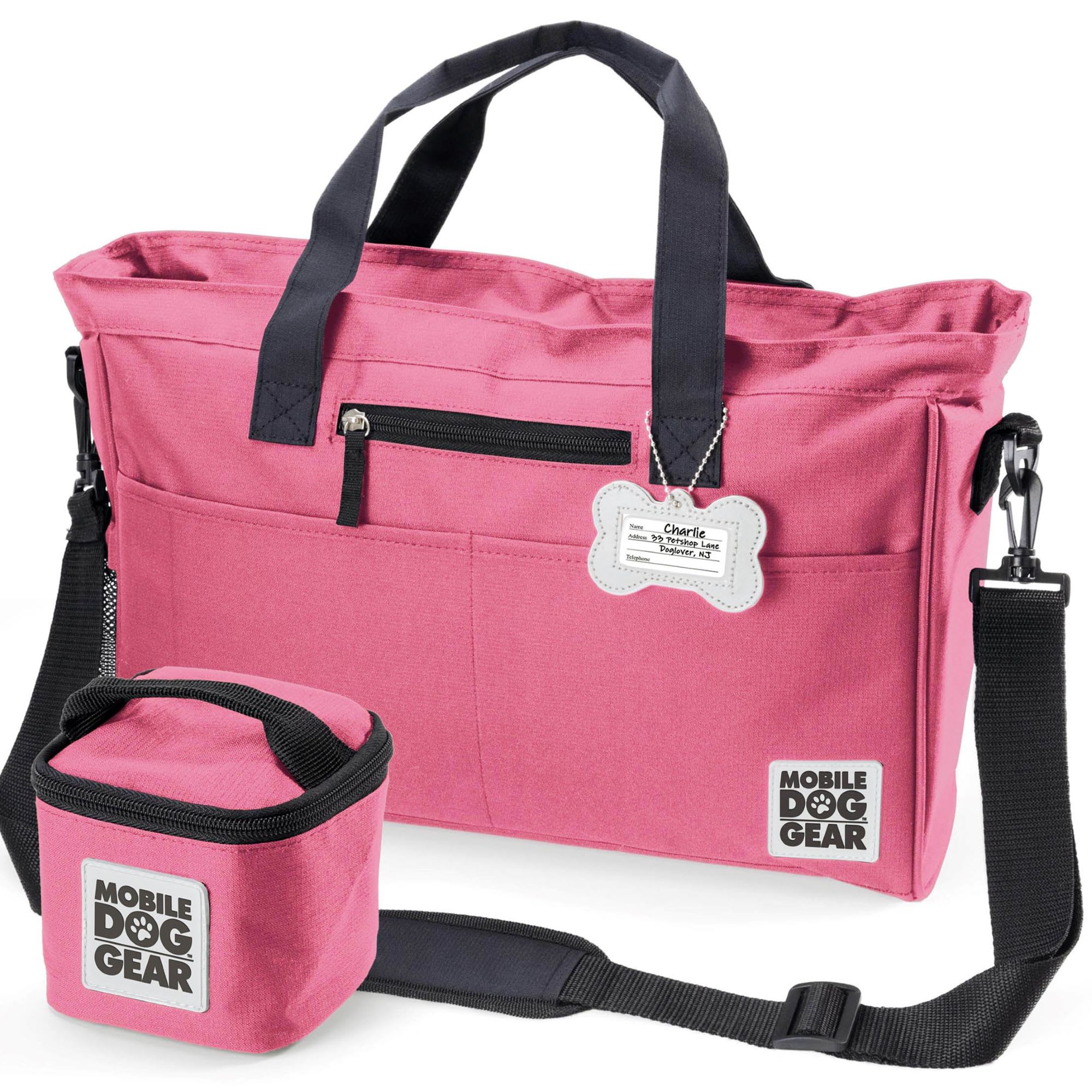 Photos - Backpack Mobile Dog Gear Mobile Dog Gear Pink Day Away Tote Bag, 1.3 LBS, Pink ODG1