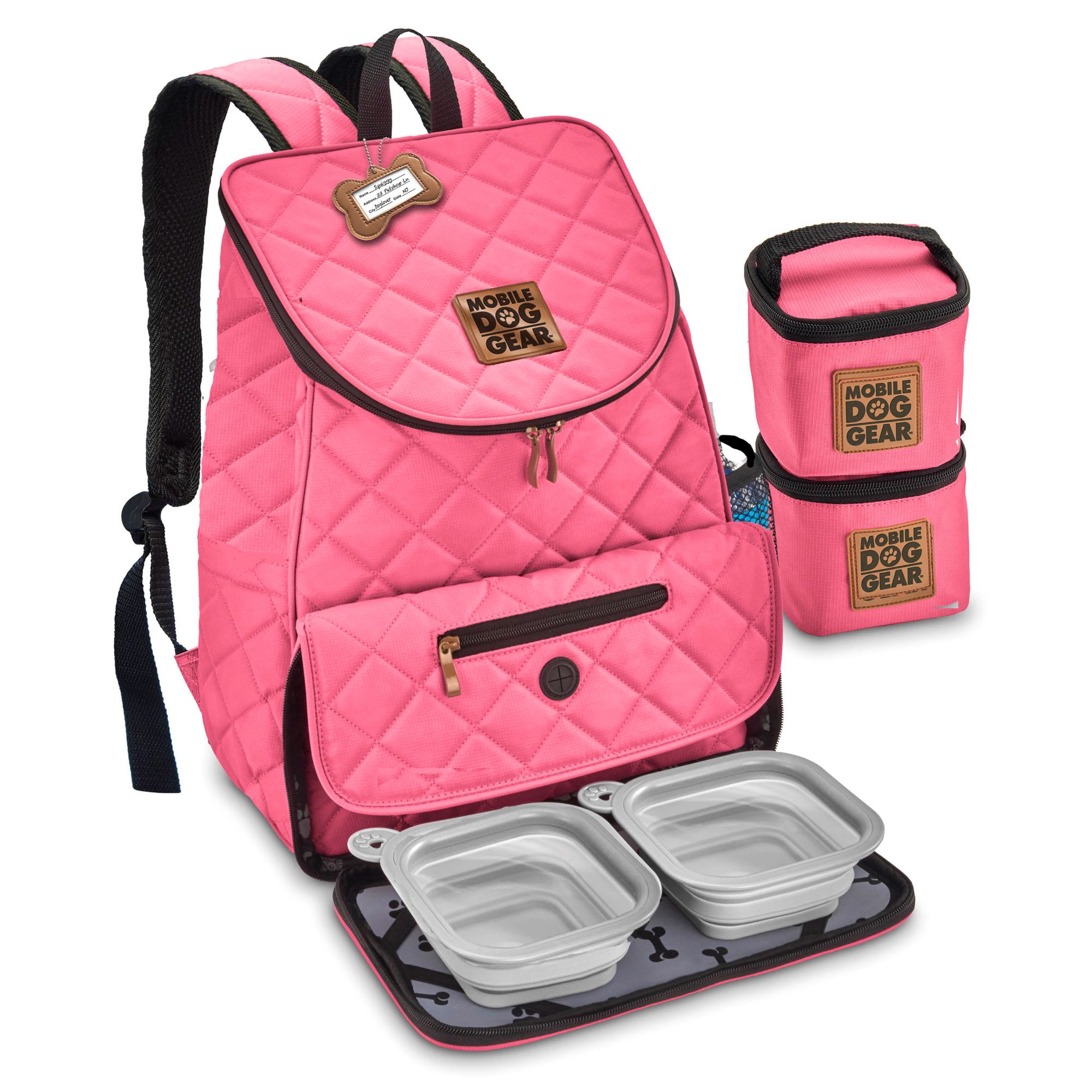 Photos - Backpack Mobile Dog Gear Mobile Dog Gear Pink Weekender , 2.2 LBS, Pink ODG