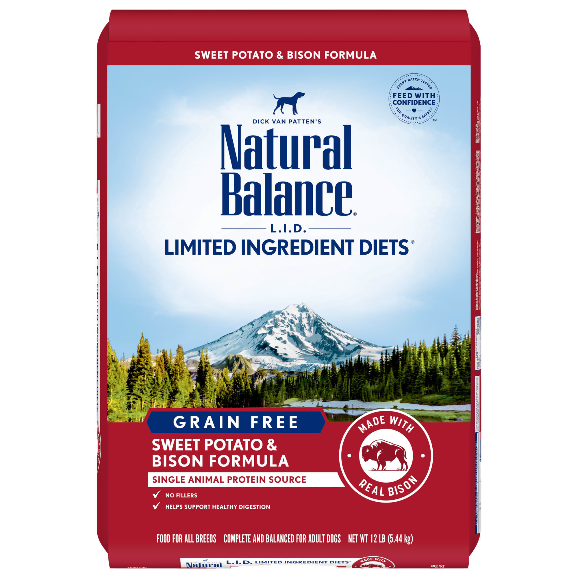Photos - Dog Food Natural Balance Limited Ingredient Adult Grain-Free Dry Do 