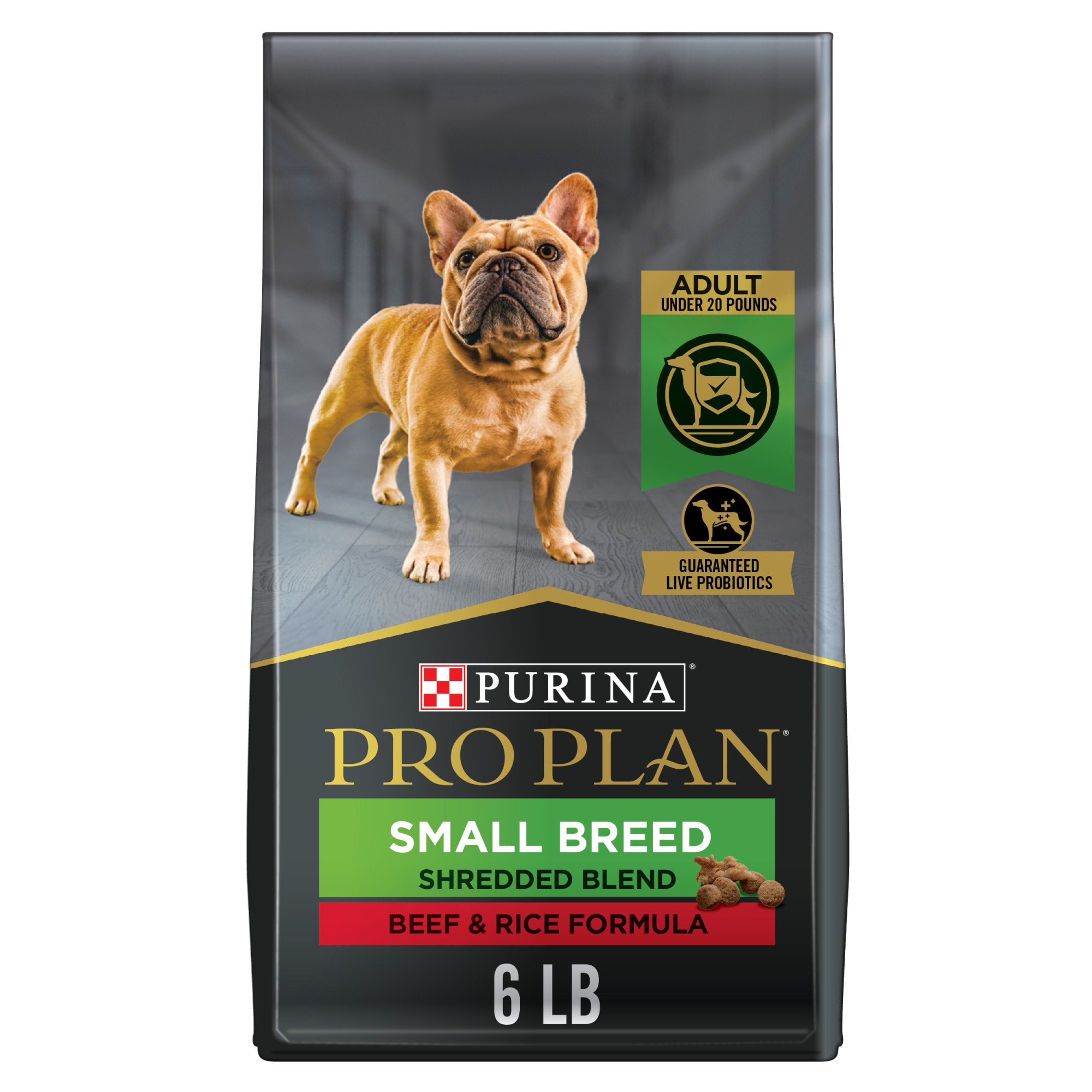 Photos - Dog Food Pro Plan Purina  Purina  High Protein Shredded Blend Beef & Rice Fo 