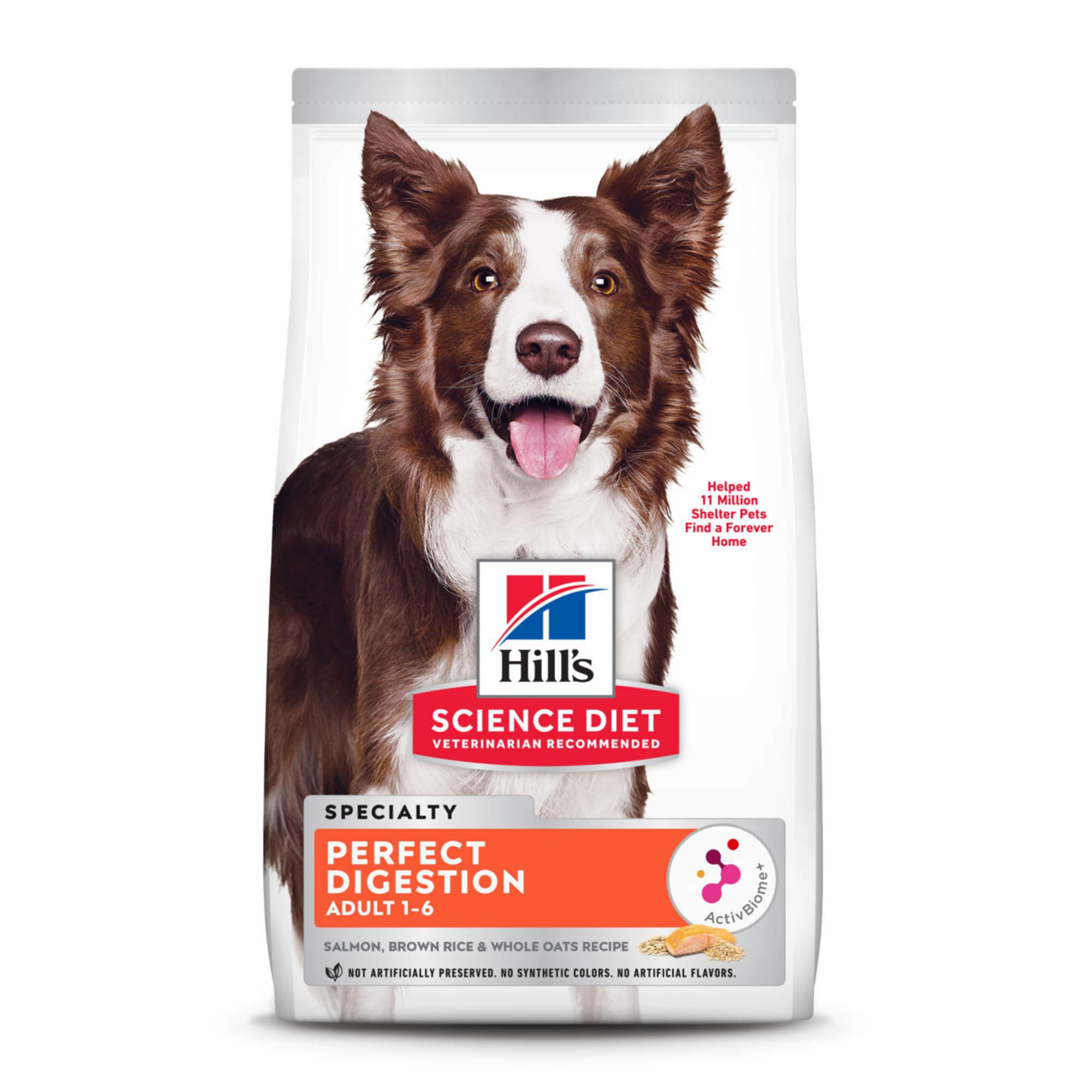 Photos - Dog Food Hills Hill's Hill's Science Diet Adult Perfect Digestion Salmon Dry , 12 