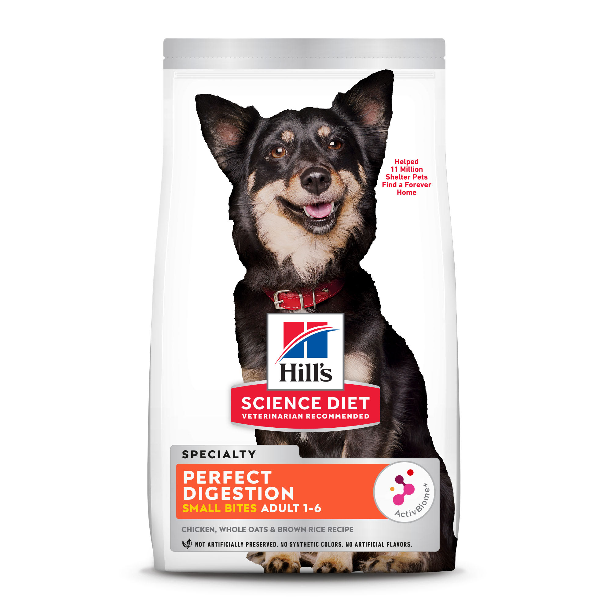 Hill's Science Diet Adult, Small Bites, Dog Dry Food Perfect Digestion Chicken 12 lb Bag (B08RGD1QTJ) (BB: 11/2024))