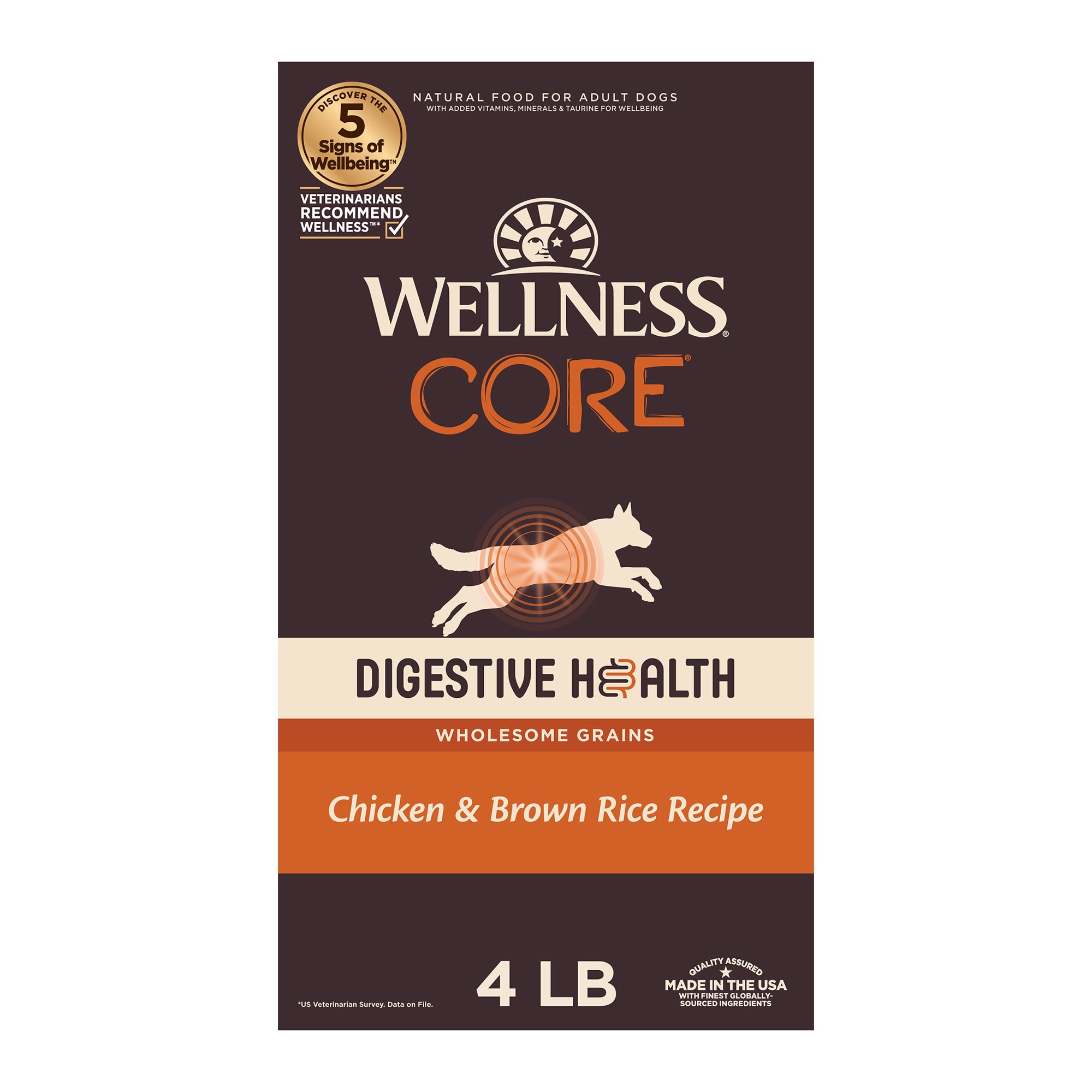 Photos - Dog Food Wellness CORE Digestive Health Chicken & Brown Rice Dry , 