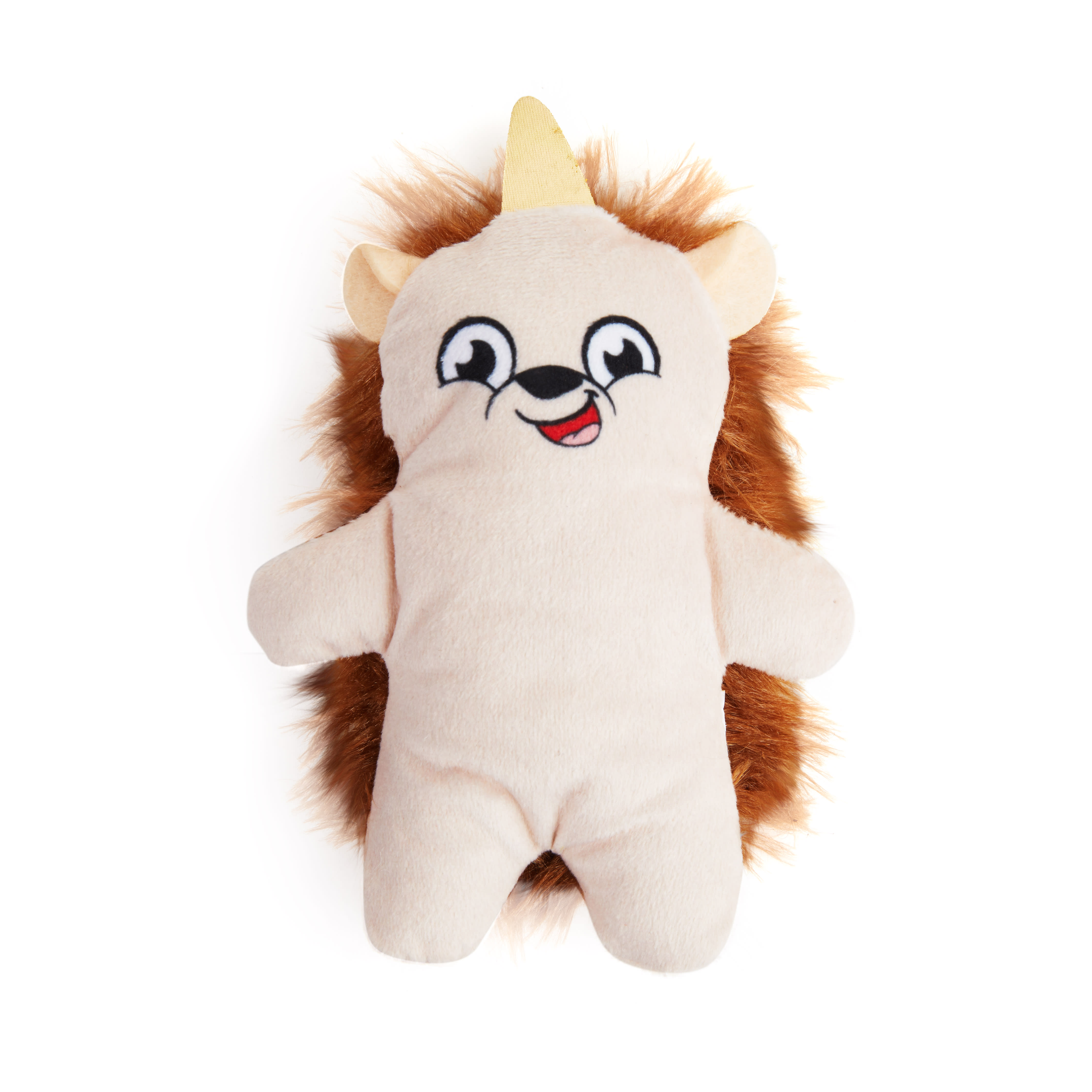 Petco Plush Hedgeicorn Dog Toy, Small, Brown