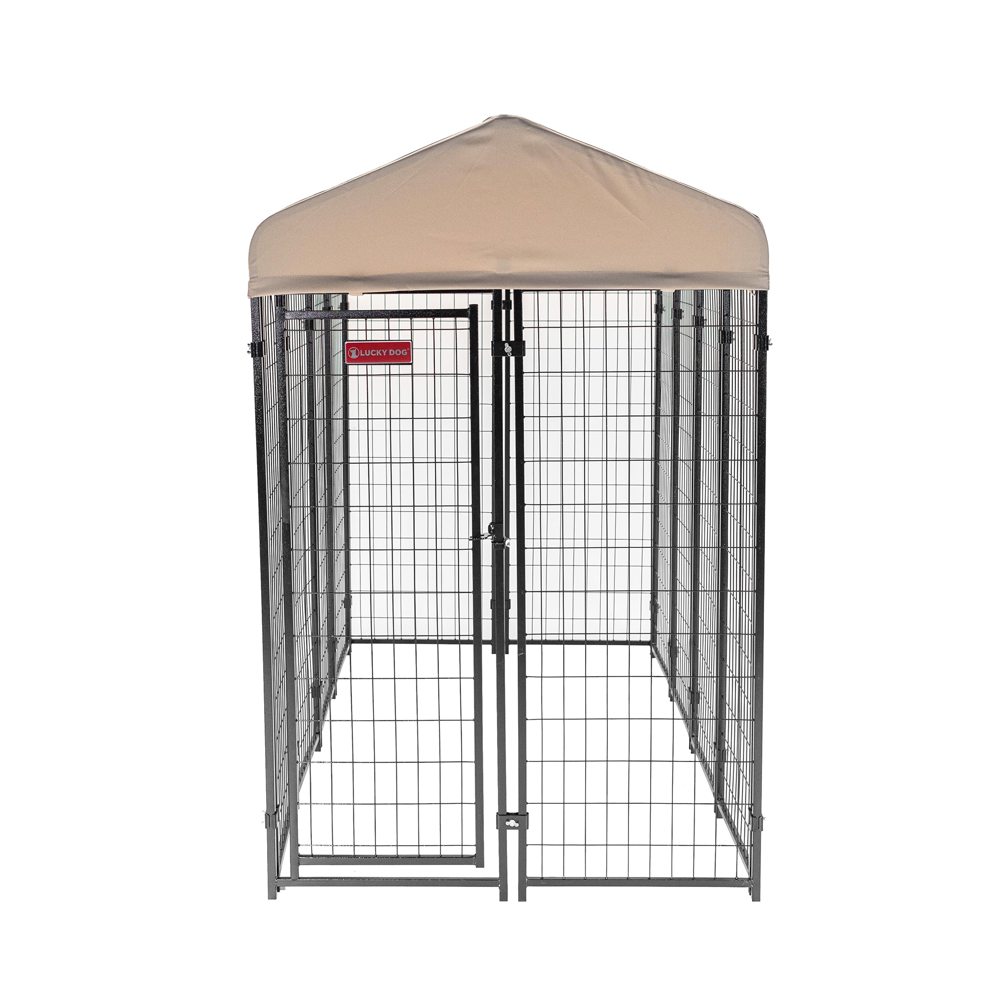 Photos - Pet Carrier / Crate Lucky Dog Khaki STAY Series Villa Kennel, 96" L X 48" W X 72" H, 