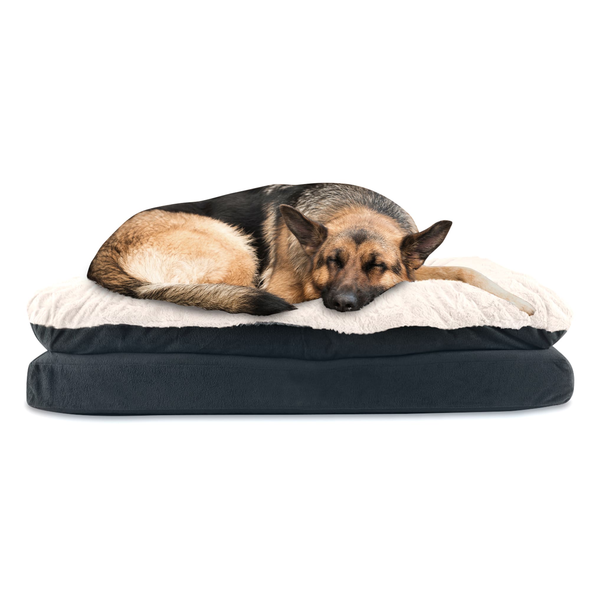 Photos - Dog Bed / Basket Canine Creations Blue Rectangle Dog Bed, 45" L X 36" W X 