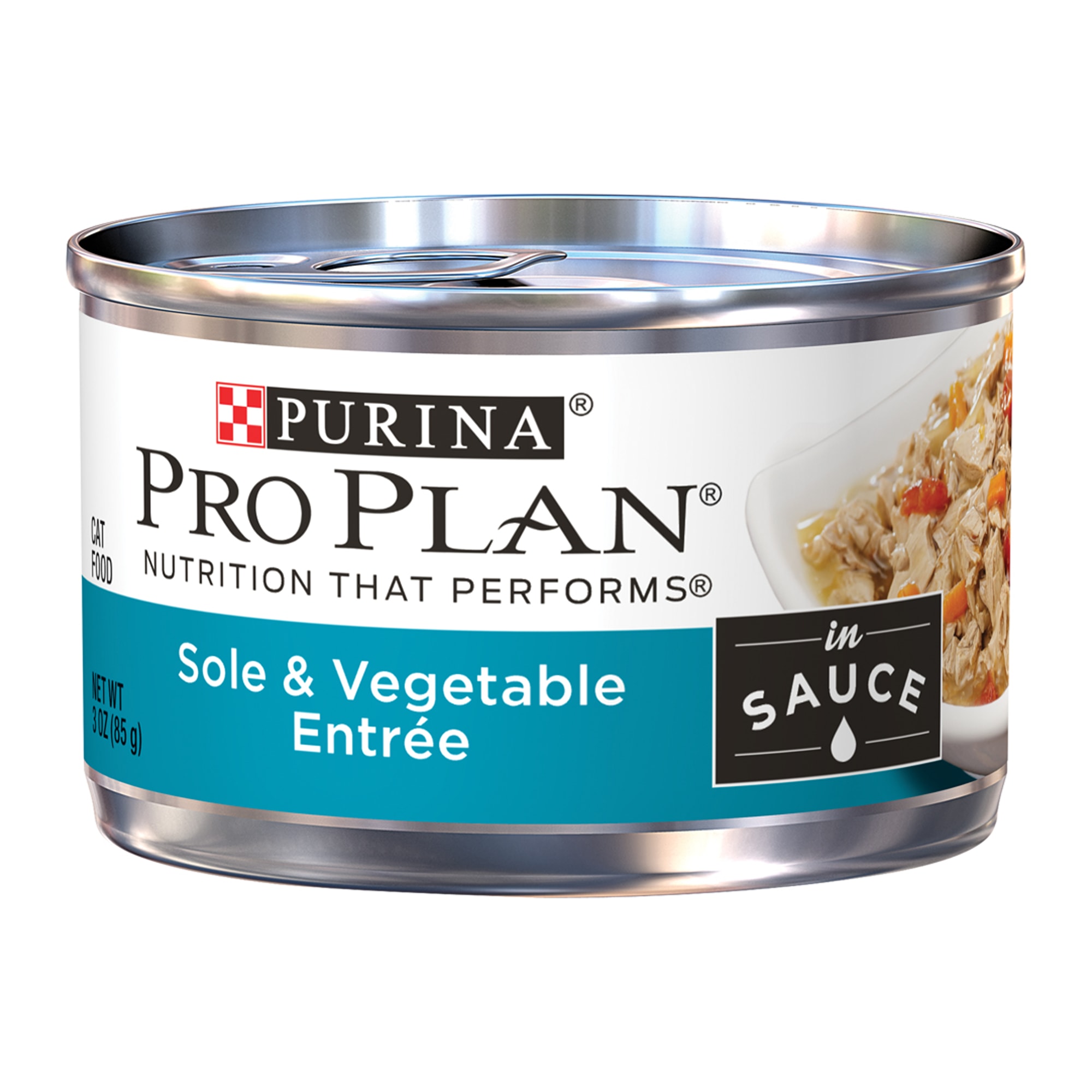 Photos - Cat Food Pro Plan Purina  Purina  Wet Sole & Vegetable Entree in Sauce Cat F 