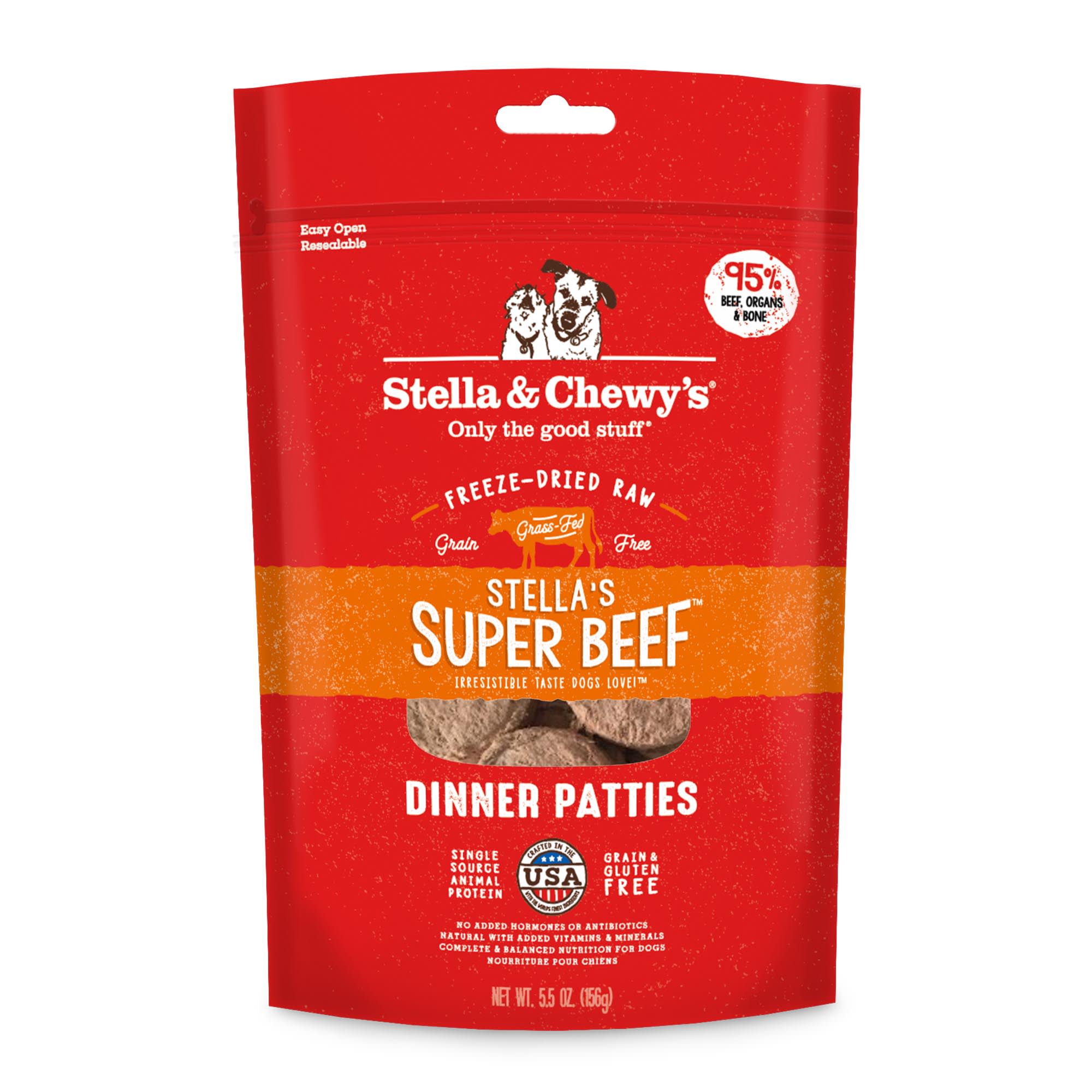 UPC 186011000069 product image for Stella & Chewy's Freeze Dried Raw Dinner Patties High Protein Super Beef Recipe  | upcitemdb.com