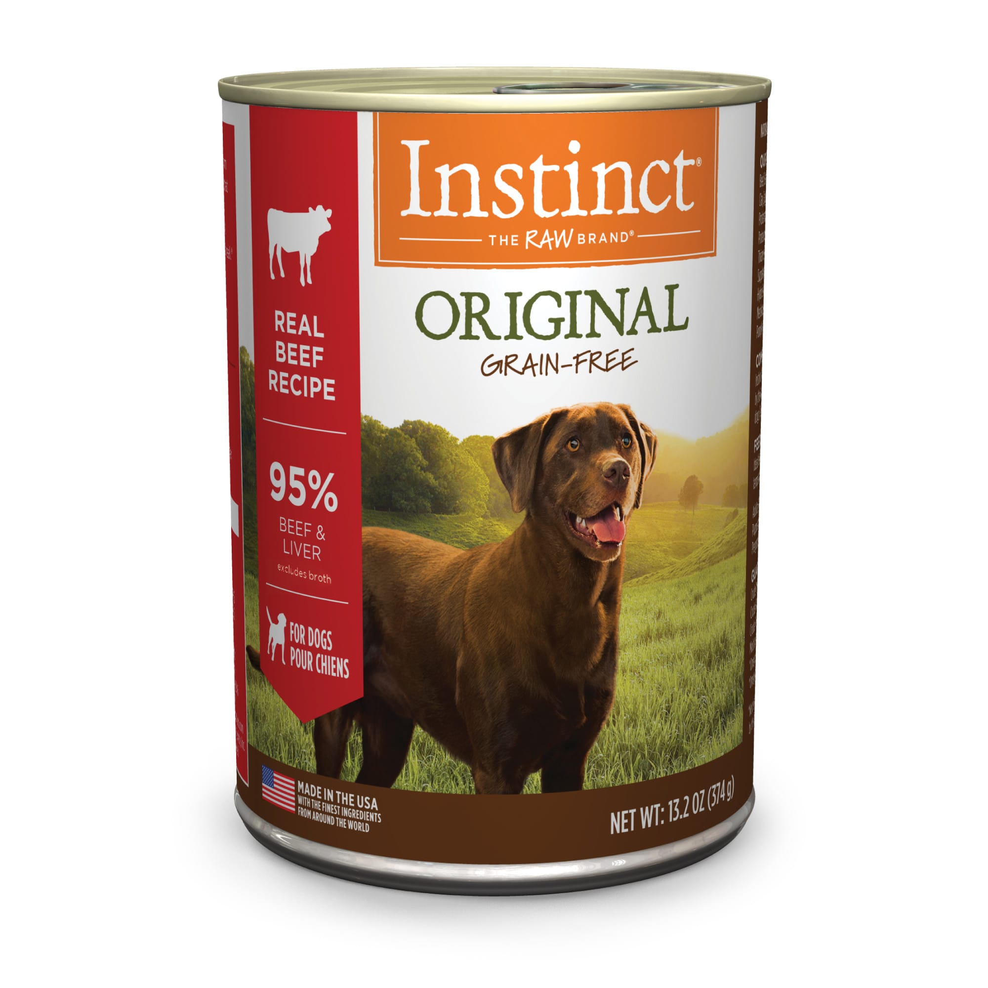 Photos - Dog Food Instinct Original Grain Free Real Beef Recipe Natural Wet Canned 