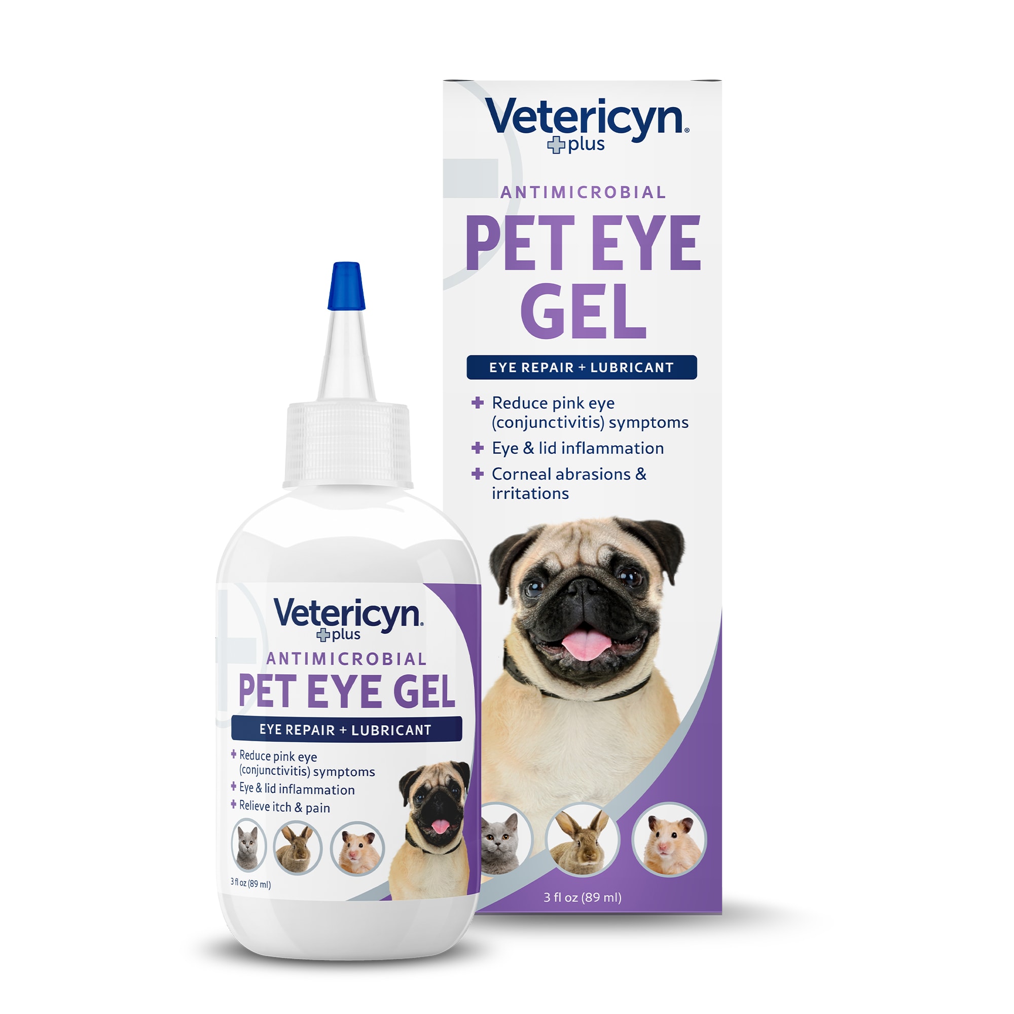 UPC 818582010238 product image for Vetericyn Antimicrobial Pet Eye Gel, 3 fl. oz., 3 FZ | upcitemdb.com