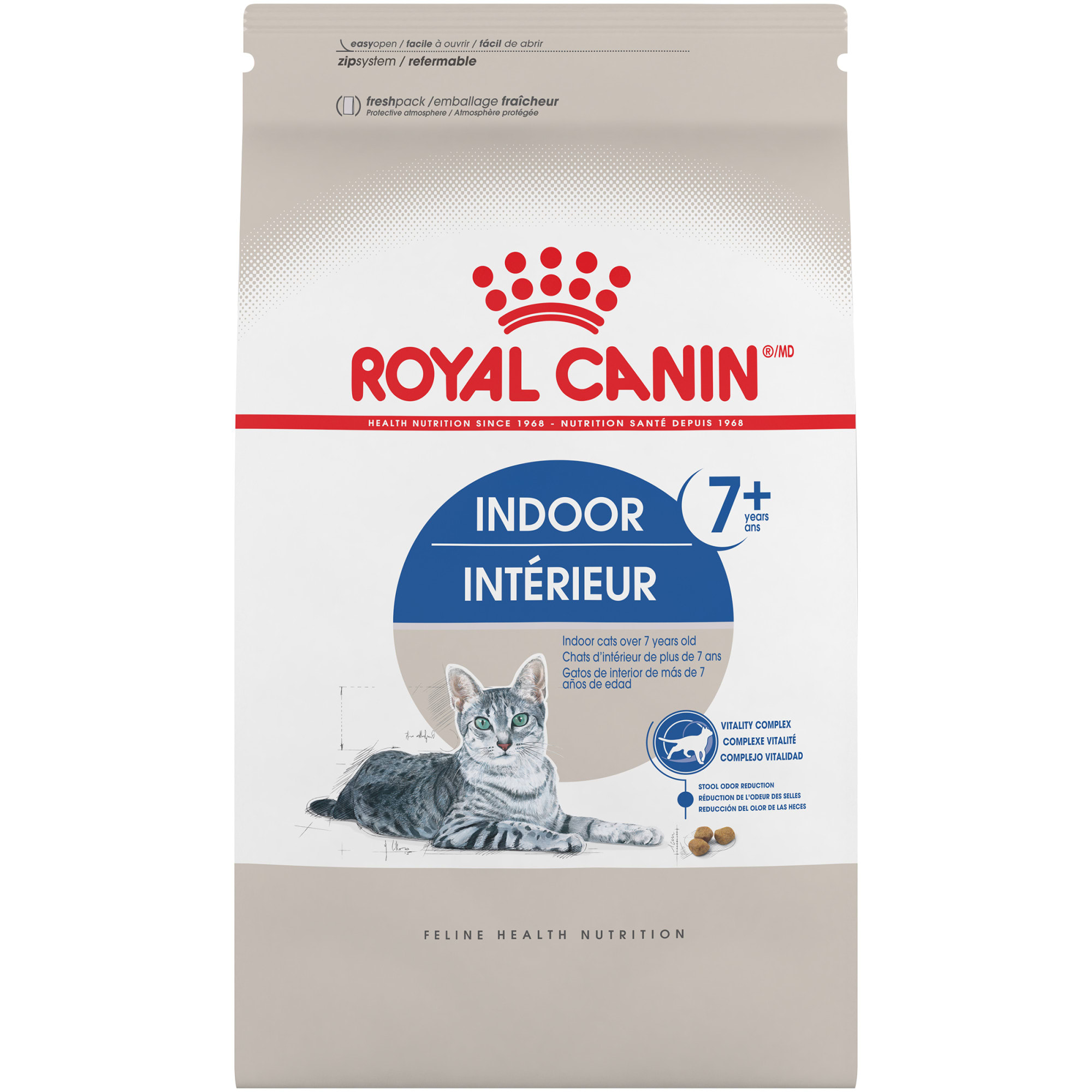Royal Canin Indoor 7+ Adult Dry Cat Food, 5.5 lbs.