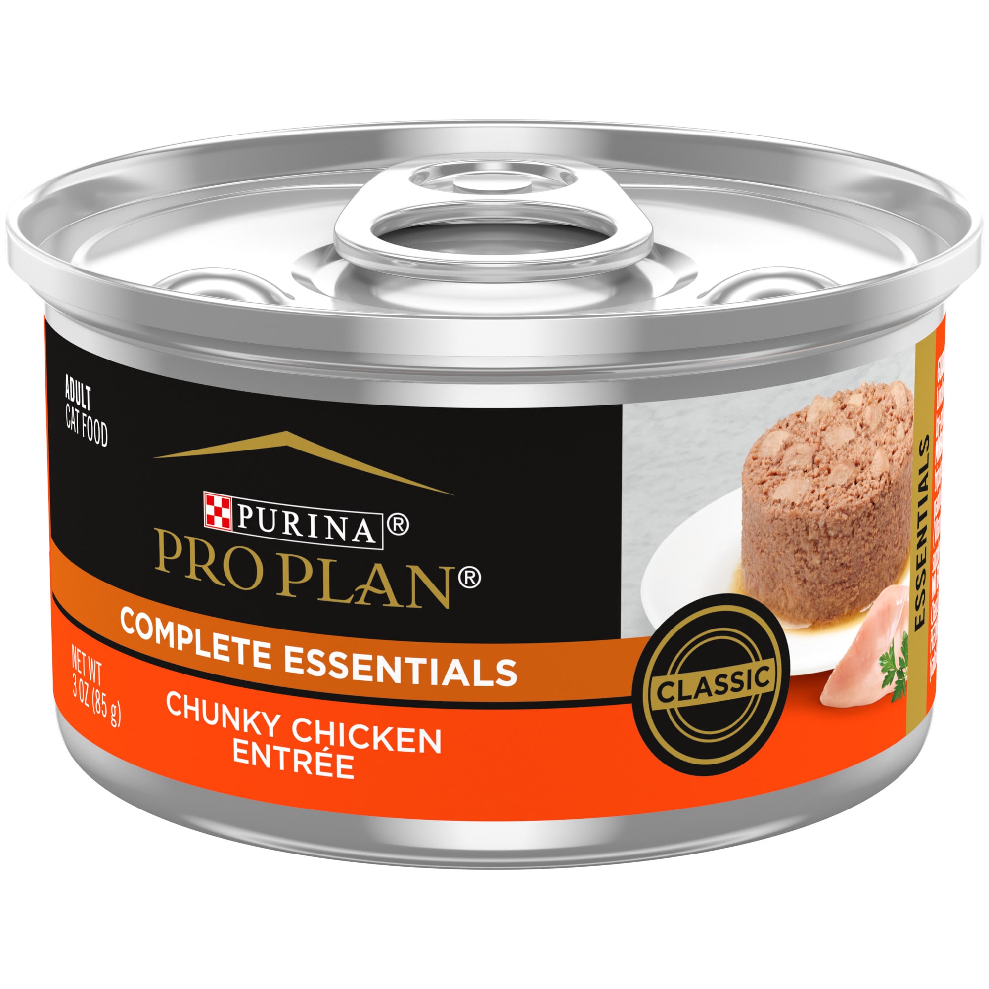 Purina Pro Plan Complete Essentials Wet Cat Food Chicken  3 oz Cans (24 Pack)