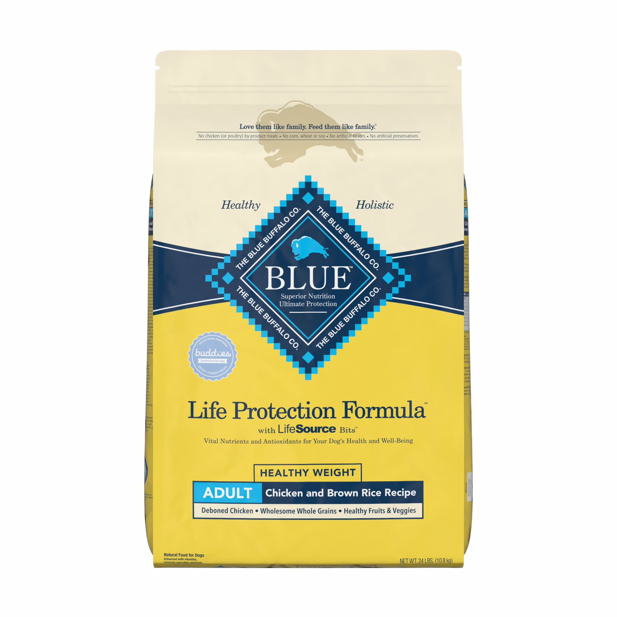 Photos - Dog Food Blue Buffalo Blue Life Protection Formula Adult Healthy Weigh 