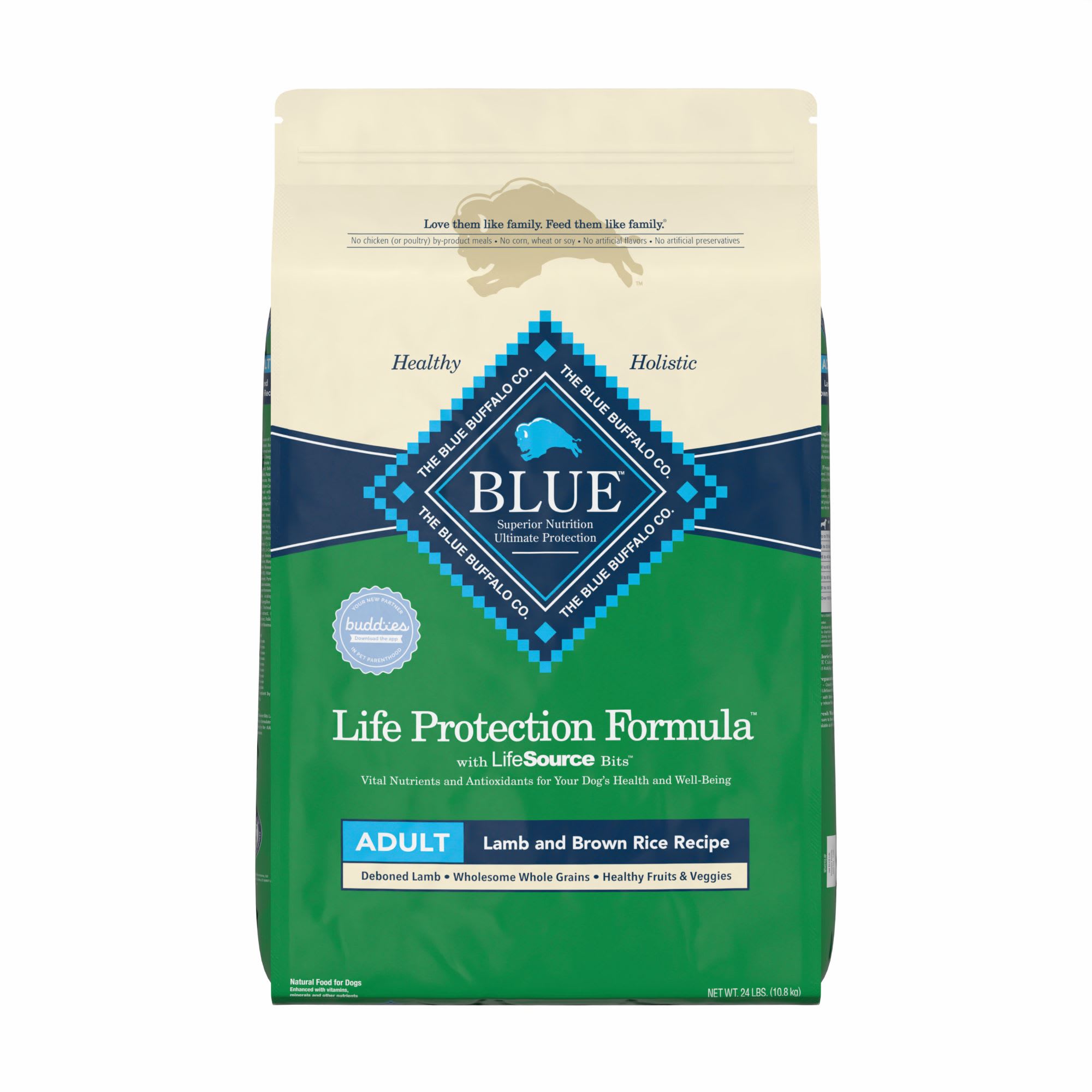 Photos - Dog Food Blue Buffalo Blue Life Protection Formula Adult Lamb & Brown 