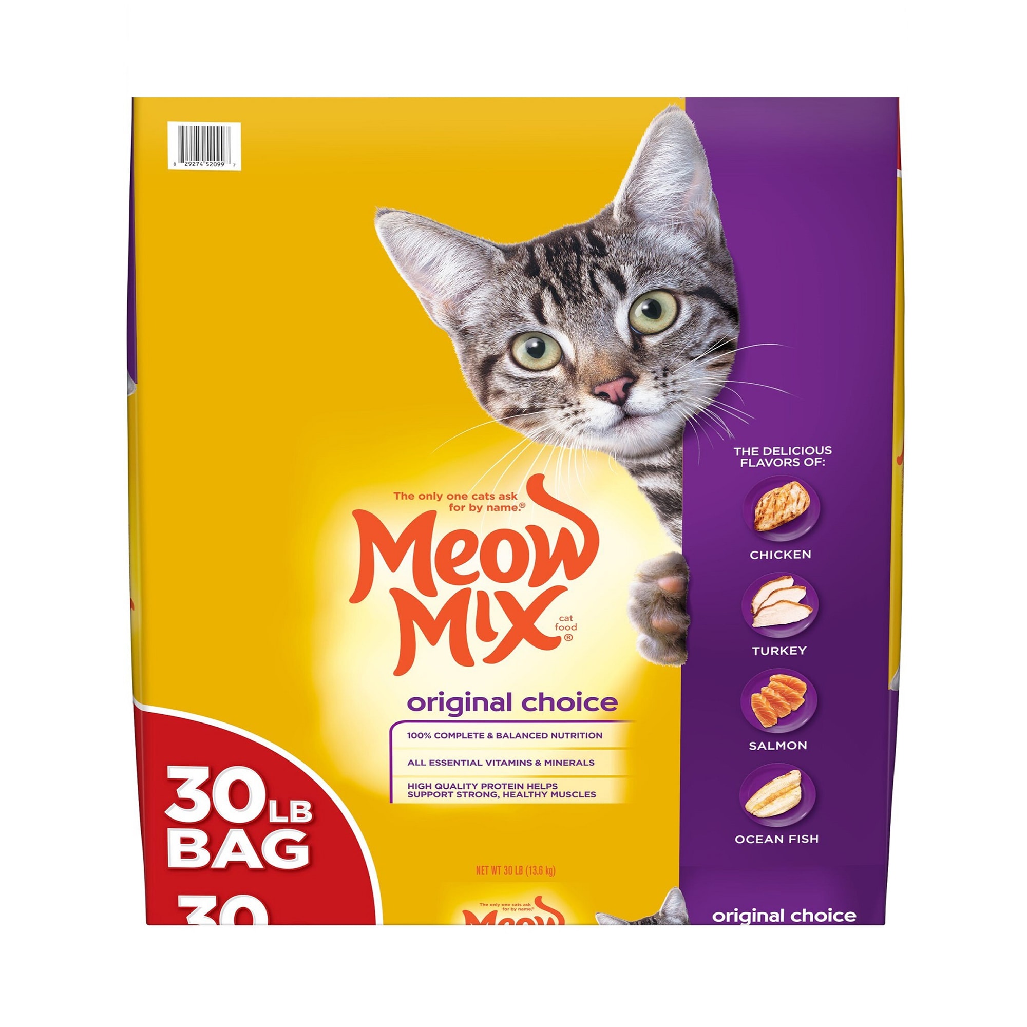 Photos - Cat Food Meow Mix Original Choice Dry , 30 lbs. 2927452099 