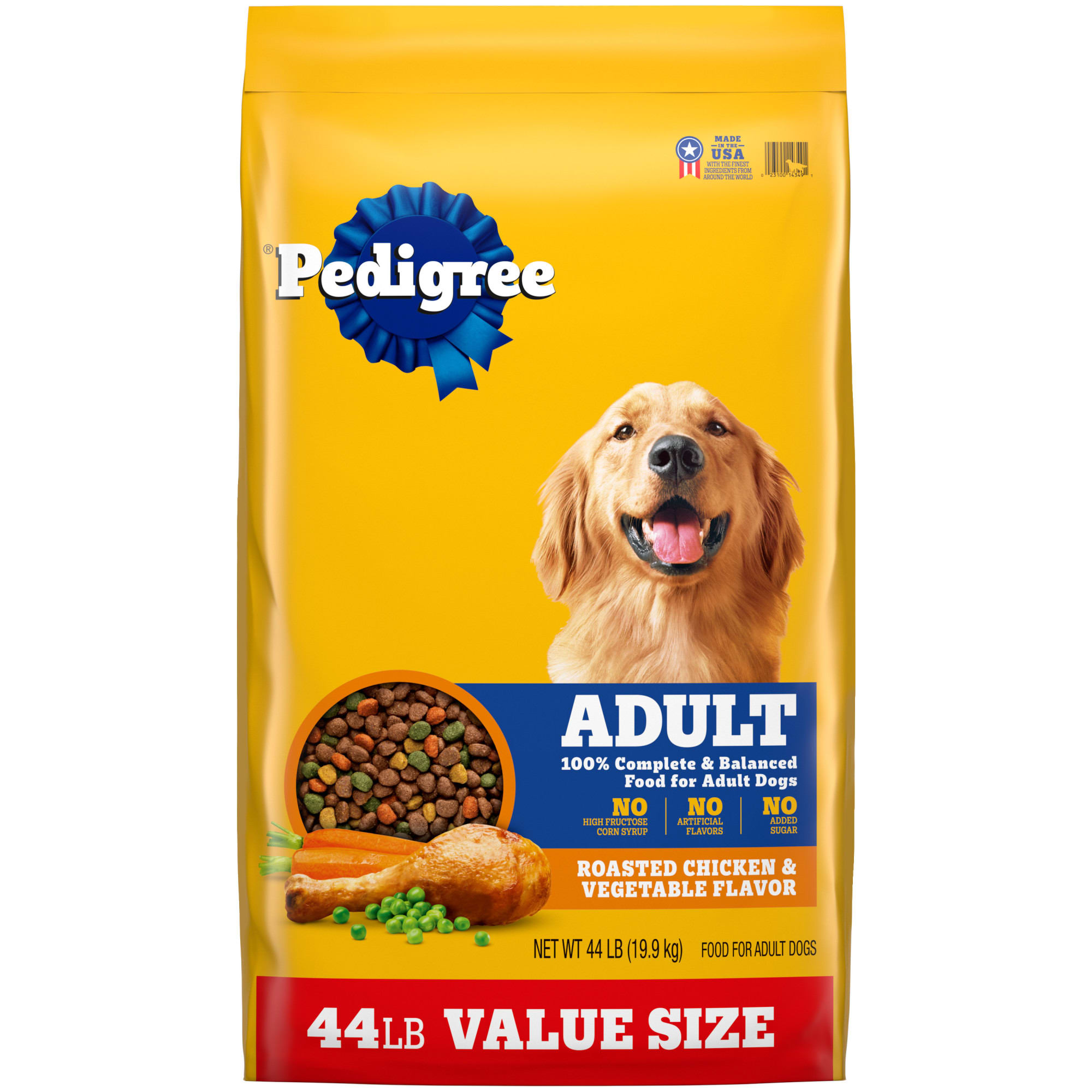 UPC 023100143491 product image for Pedigree Complete Nutrition Roasted Chicken Rice & Vegetable Flavor Kibble Adult | upcitemdb.com