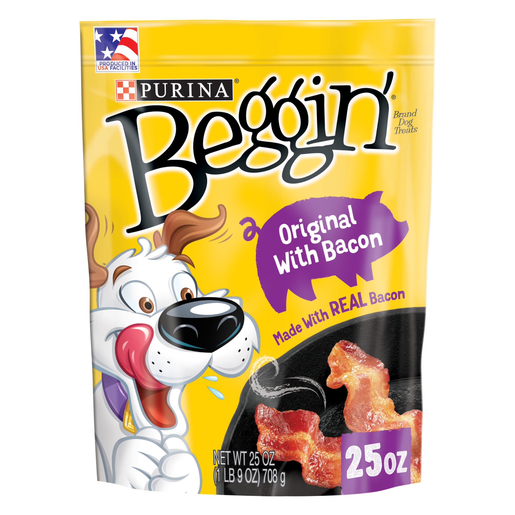 Photos - Dog Food Beggin' Beggin' Original with Bacon Flavor Dog Treats, 25 oz. 38100016171