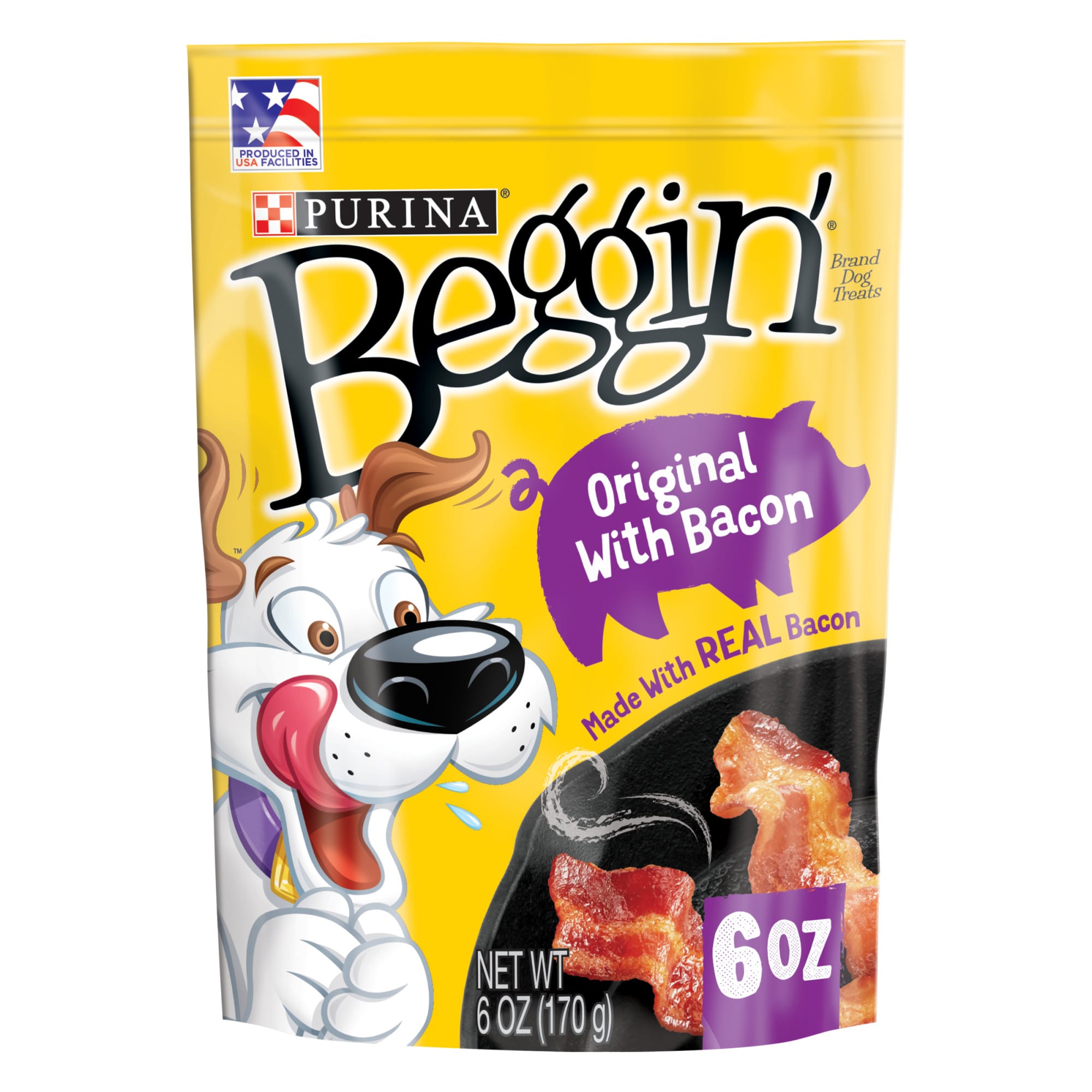 Photos - Dog Food Beggin' Beggin' Original with Bacon Flavor Dog Treats, 6 oz. 38100496218