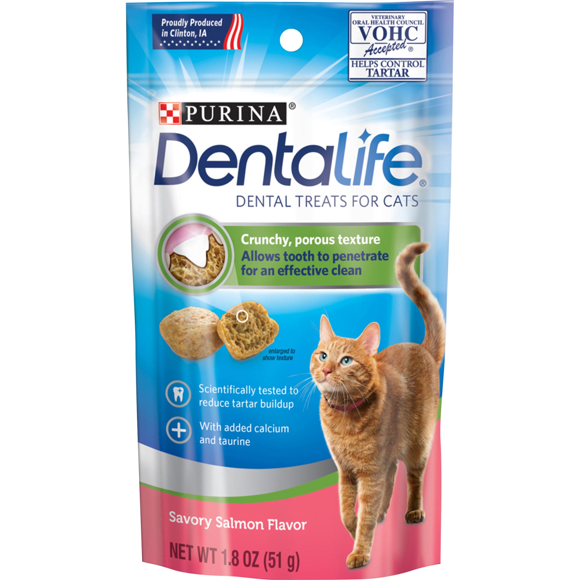 UPC 017800174558 product image for DentaLife Savory Salmon Flavor Cat Dental Treats, 1.8 oz. | upcitemdb.com