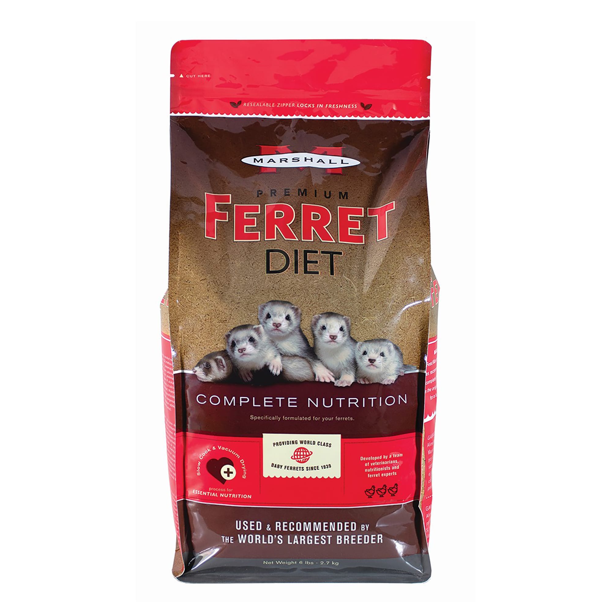 UPC 766501004403 product image for Marshall Pet Products Premium Ferret Diet Food 6 lbs. | upcitemdb.com