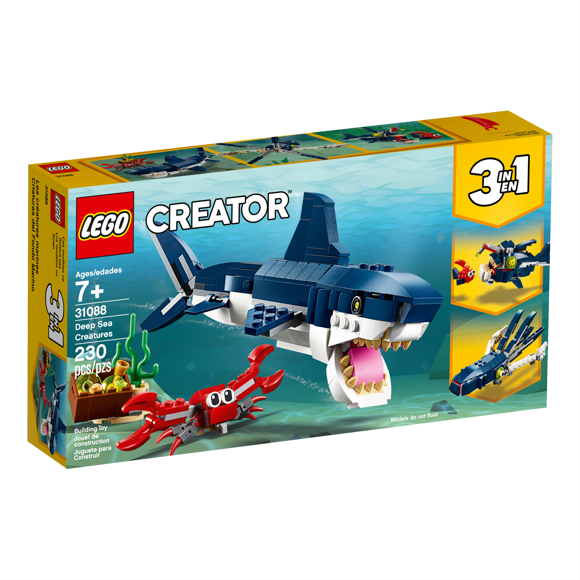 LEGO - Creator 3in1 Deep Sea Creatures 31088