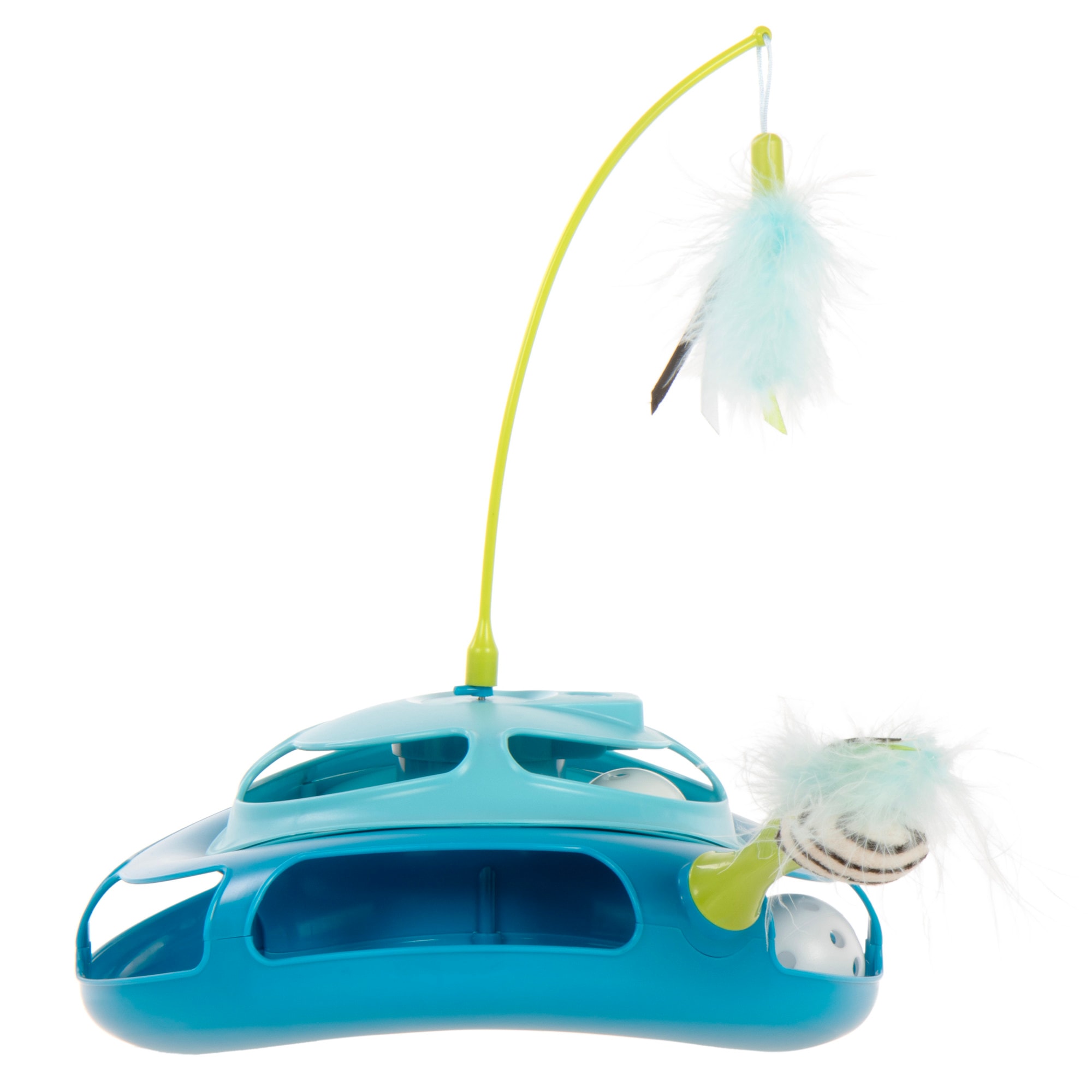 SmartyKat Instincts Tricky Tracks Cat Toy, Multi-Color