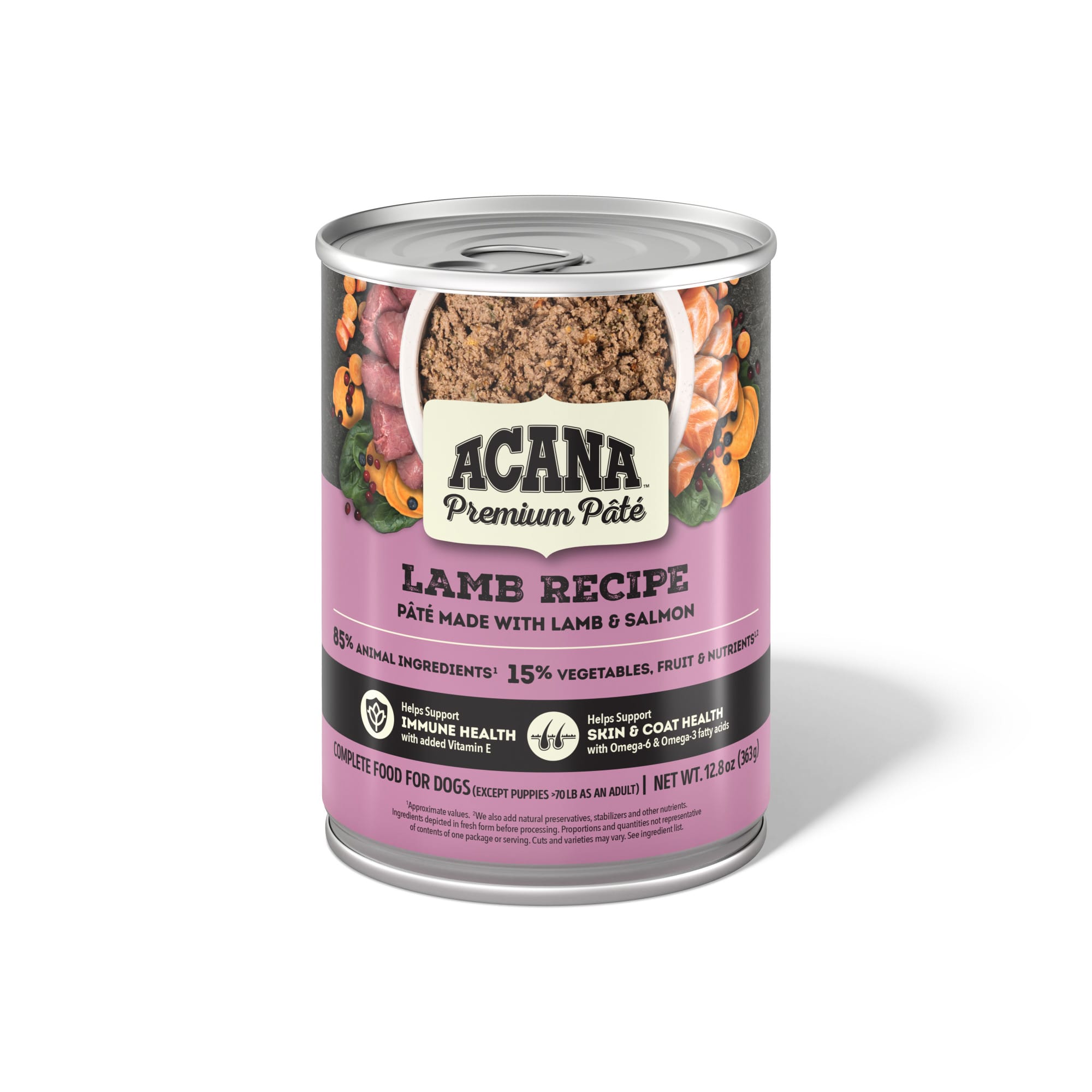 ACANA PREMIUM PATE Lamb Recipe Wet Dog Food, 12.8 oz., Case of 12, 12 X 12.8 OZ