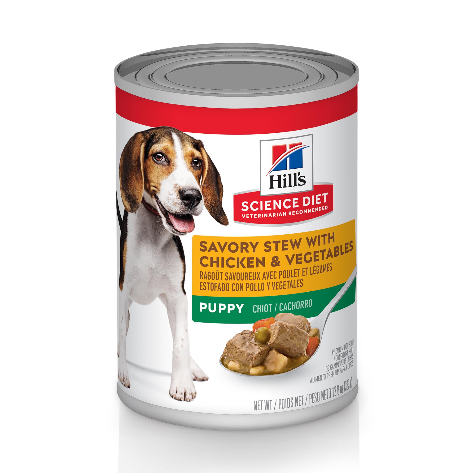 Photos - Dog Food Hills Hill's Hill's Science Diet Puppy Savory Stew with Chicken & Vegetables Can 