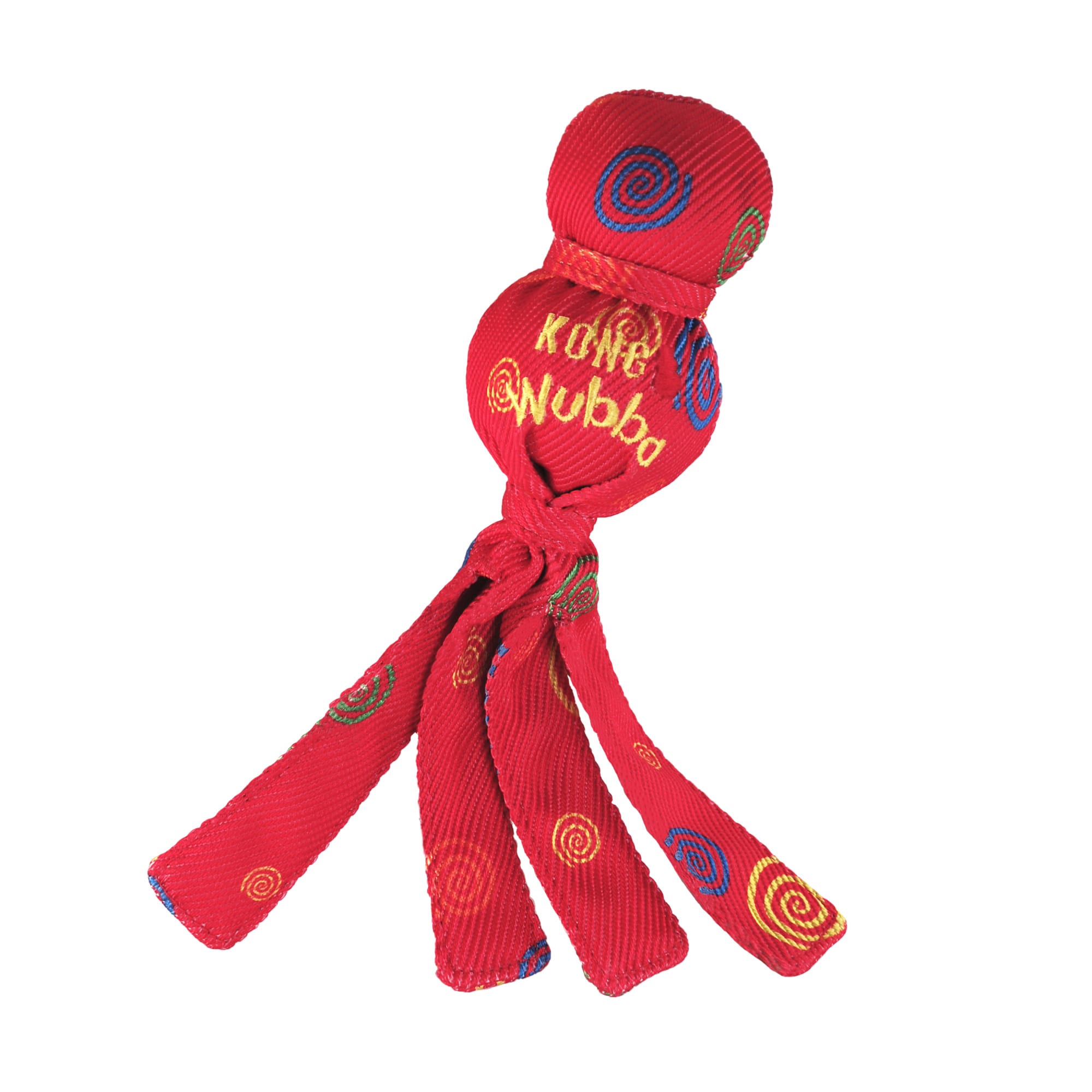 KONG Wubba Red Print Dog Toy, Small, Red