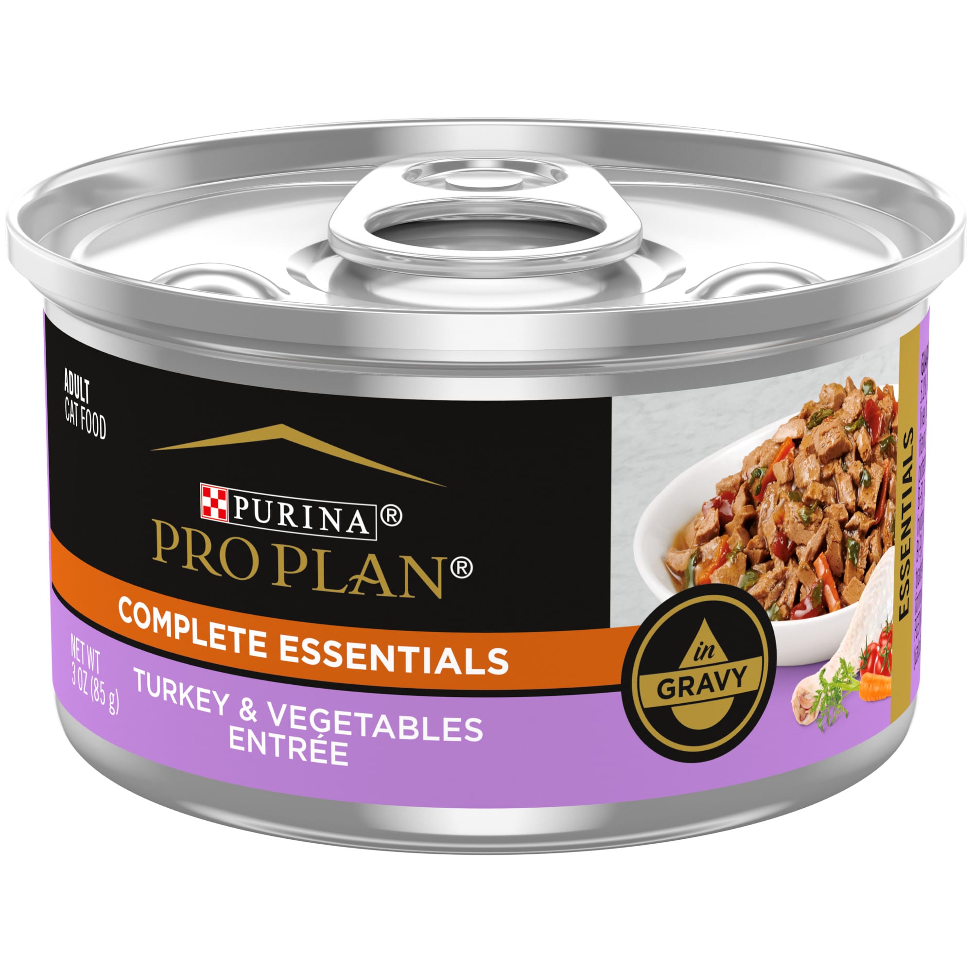 UPC 038100144003 product image for Purina Pro Plan COMPLETE ESSENTIALS High Protein Turkey & Vegetable Entree in Gr | upcitemdb.com