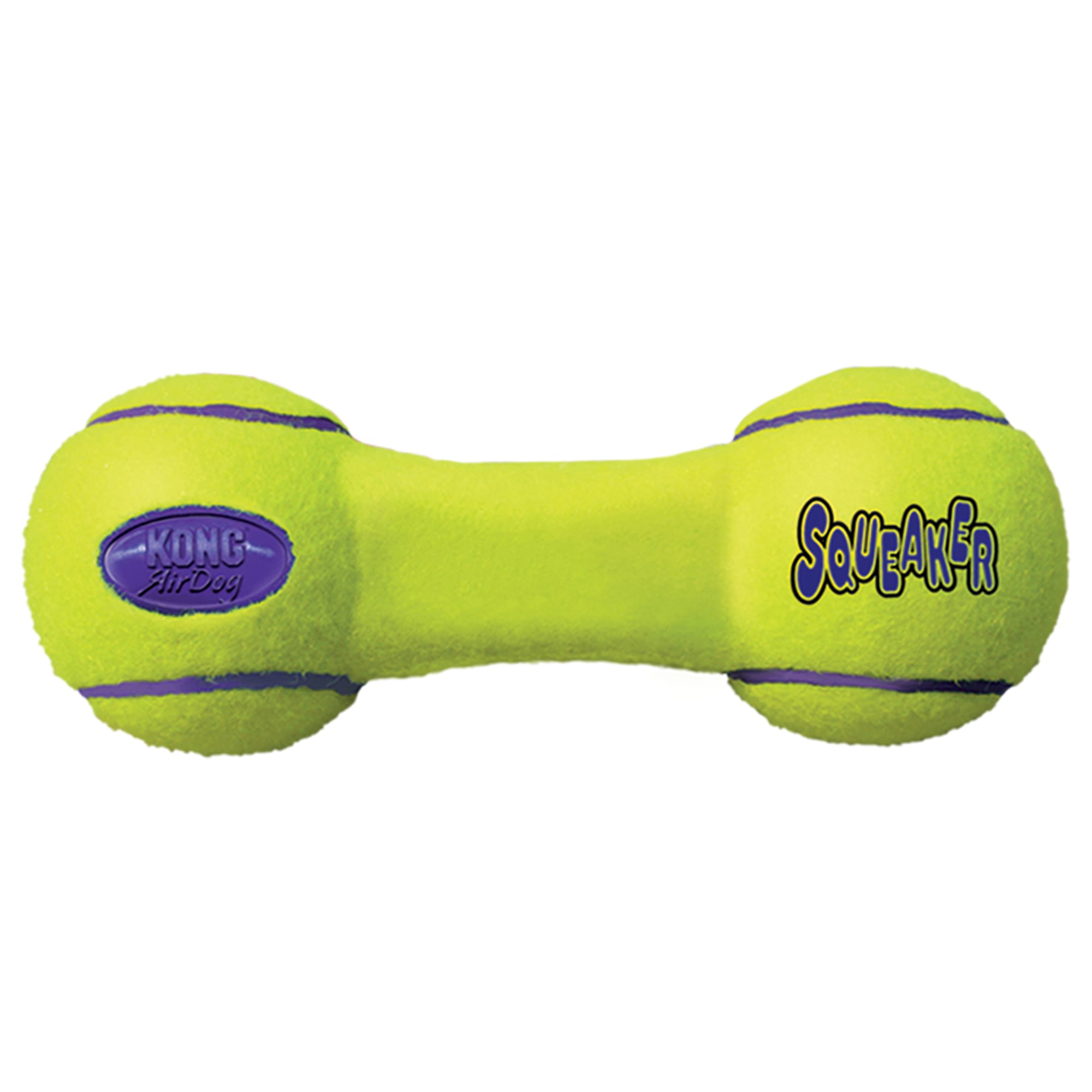 UPC 035585775265 product image for KONG Air Dumbbell Squeaker Dog Toy, Small, Yellow | upcitemdb.com