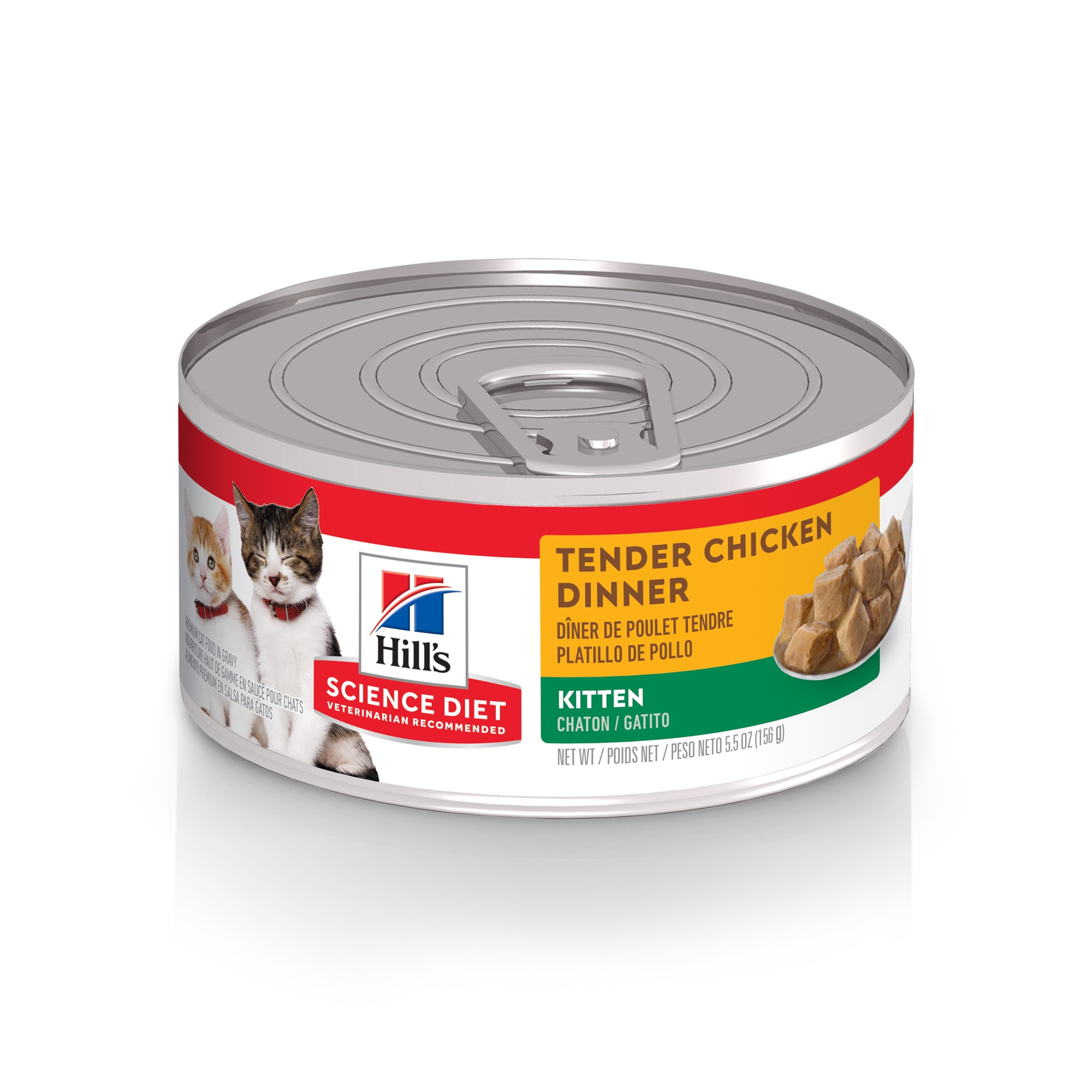 UPC 052742176918 product image for Hill's Science Diet Kitten Tender Chicken Dinner Canned Cat Food, 5.5 oz., Case  | upcitemdb.com