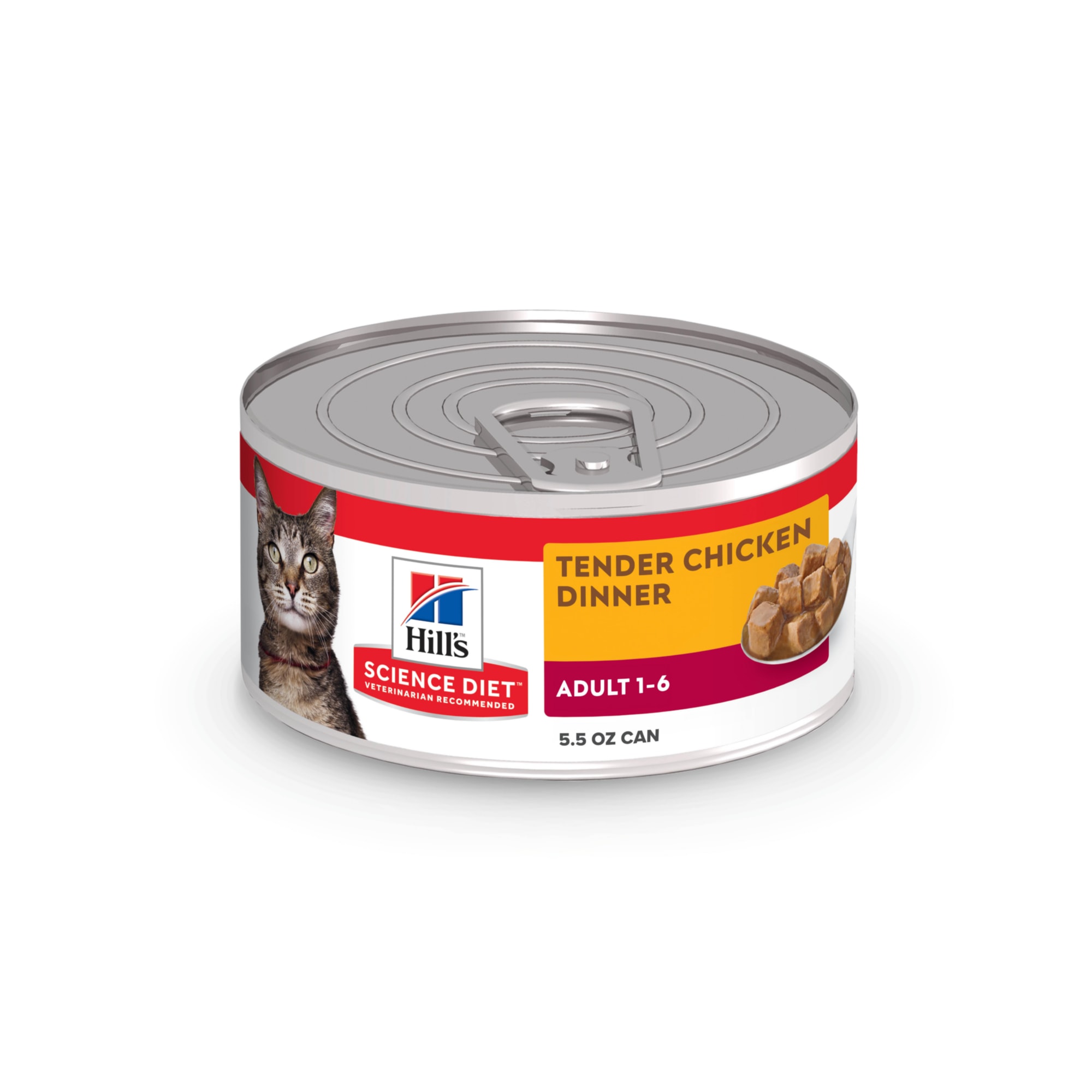 UPC 052742177014 product image for Hill's Science Diet Adult Tender Chicken Dinner Canned Cat Food, 5.5 oz., Case o | upcitemdb.com