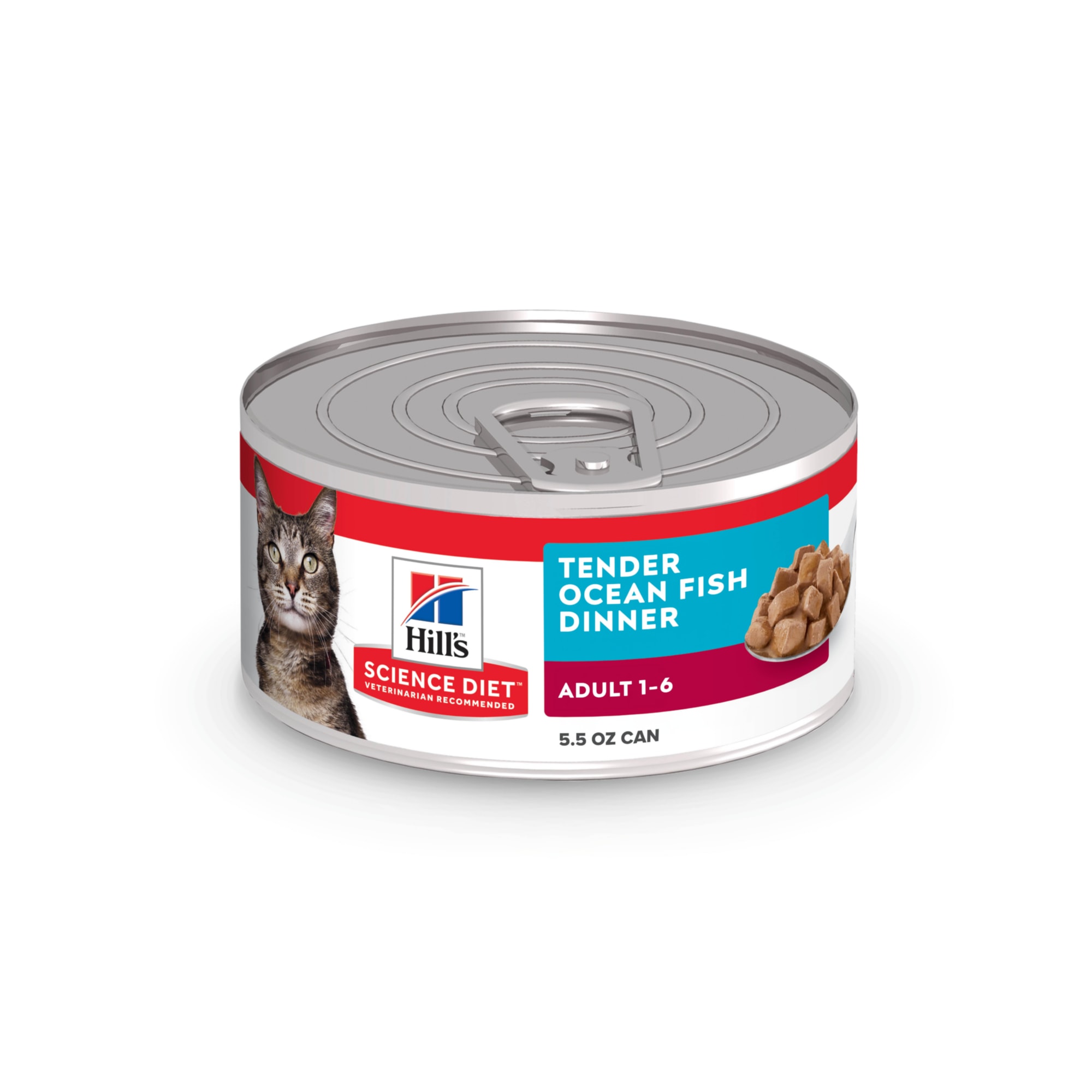 UPC 052742177519 product image for Hill's Science Diet Adult Tender Ocean Fish Dinner Canned Cat Food, 5.5 oz., Cas | upcitemdb.com