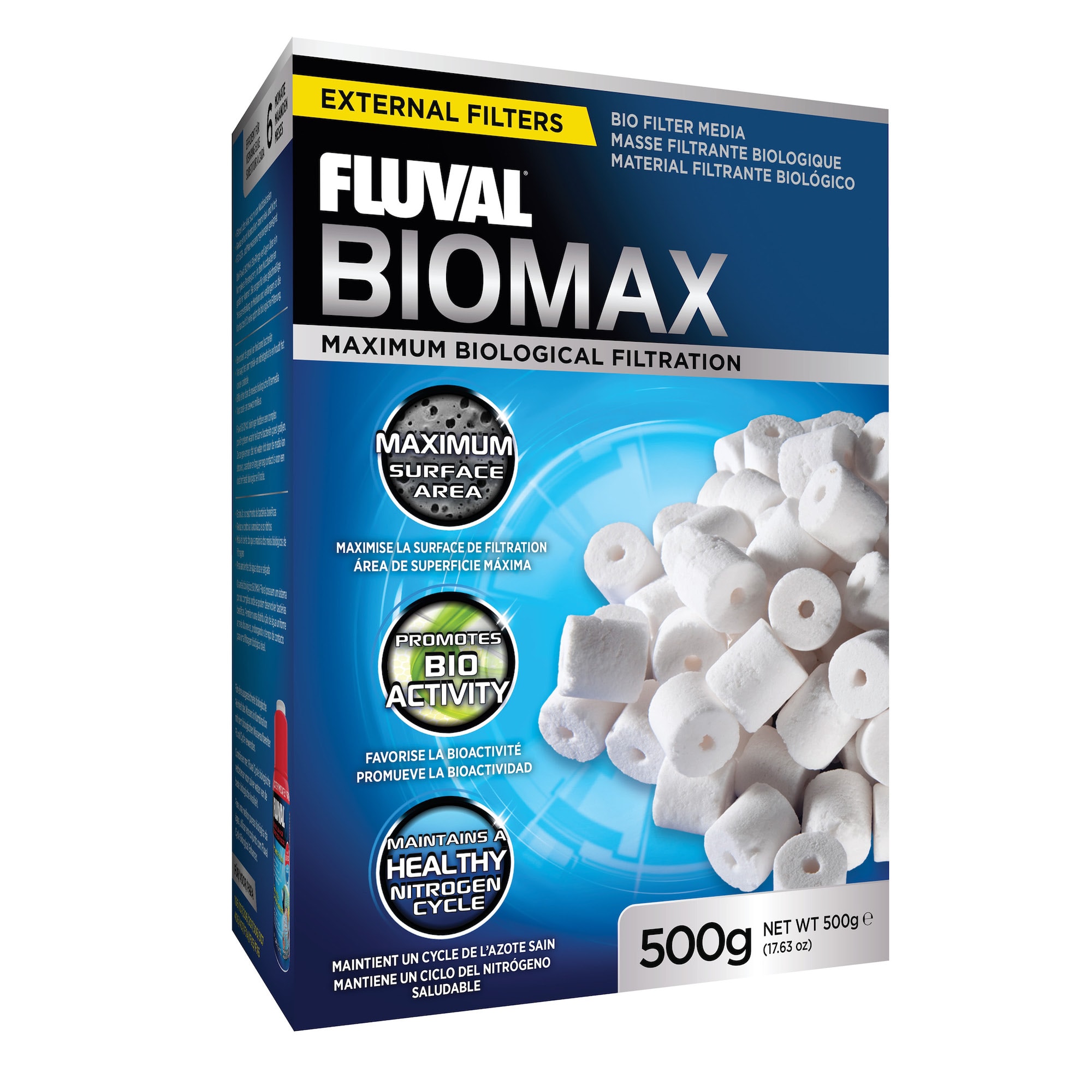 UPC 015561114561 product image for Fluval Biomax Filter Media, 17.63 OZ | upcitemdb.com