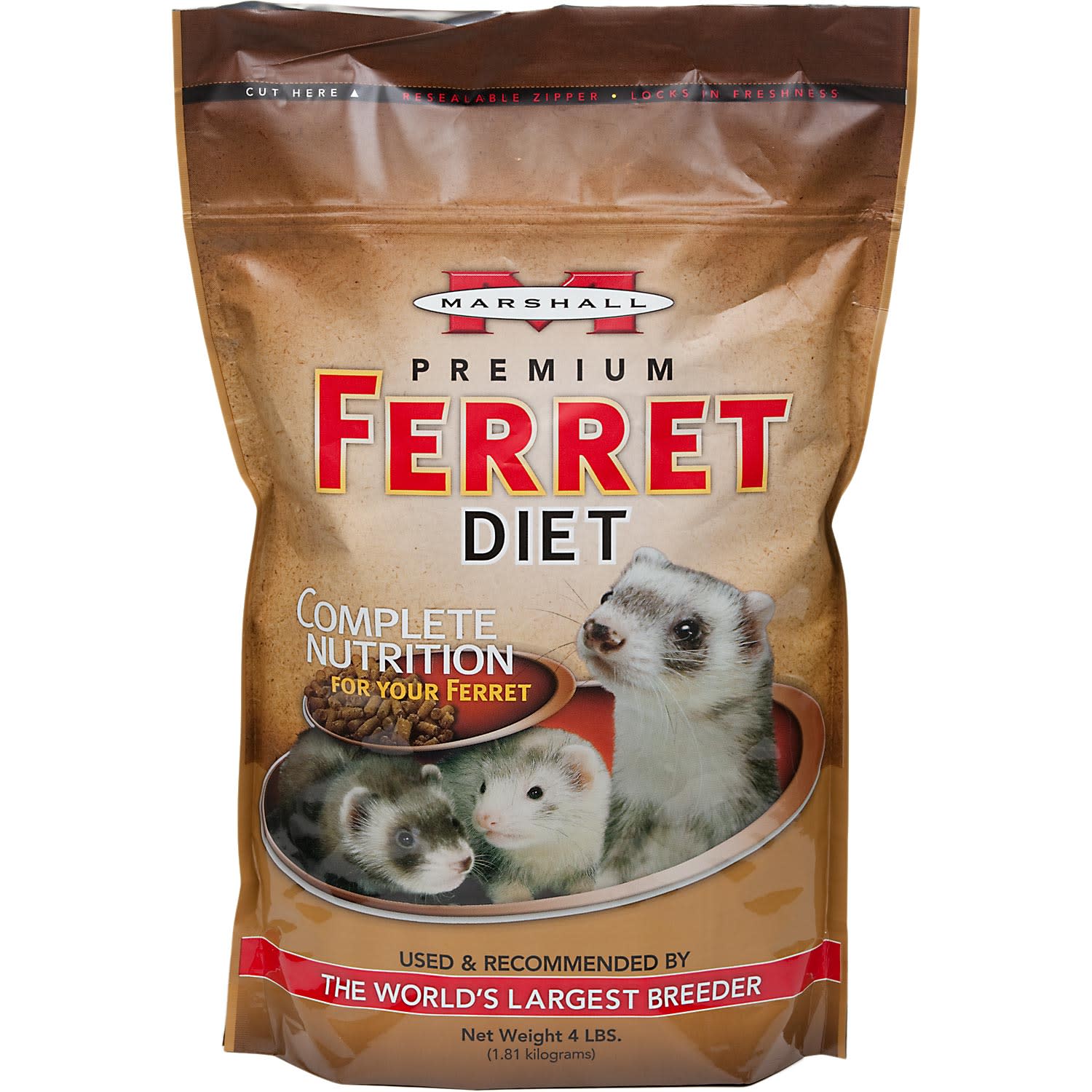 UPC 766501001778 product image for Marshall Pet Products Premium Ferret Diet, 4 LBS | upcitemdb.com