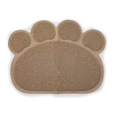 Pawtitas Waterproof Brown Trapping Cat Litter Mat, X-Large