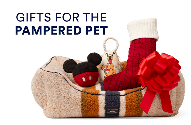 Gifts for the pampered pet.