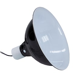 Zilla Black Reflector Dome Lamp, 8.5