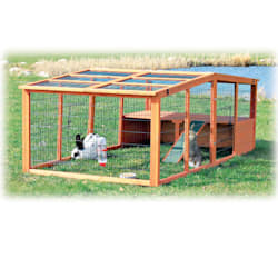 Trixie Natura Peaked Roof Outdoor Rabbit Run with Shelter