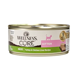 Wellness CORE Natural Grain Free Chicken & Turkey Pate Wet Kitten Food