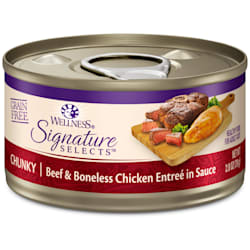 Wellness CORE Signature Selects Natural Grain Free Chunky Beef & Chicken Wet Cat Food