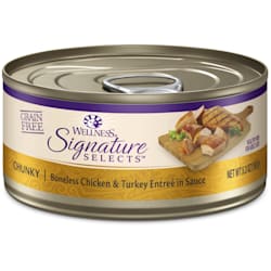 Wellness CORE Signature Selects Natural Grain Free Chunky Chicken & Turkey Wet Cat Food